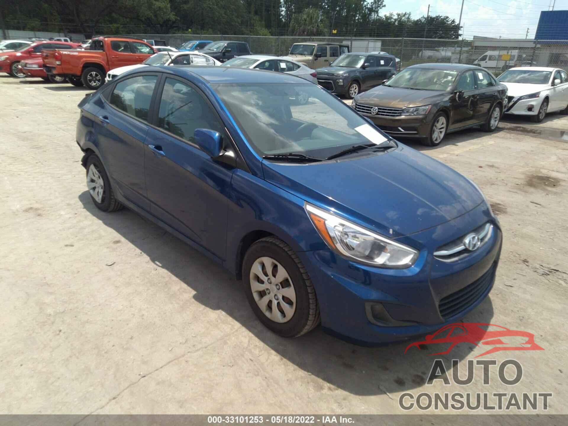 HYUNDAI ACCENT 2017 - KMHCT4AE6HU188352