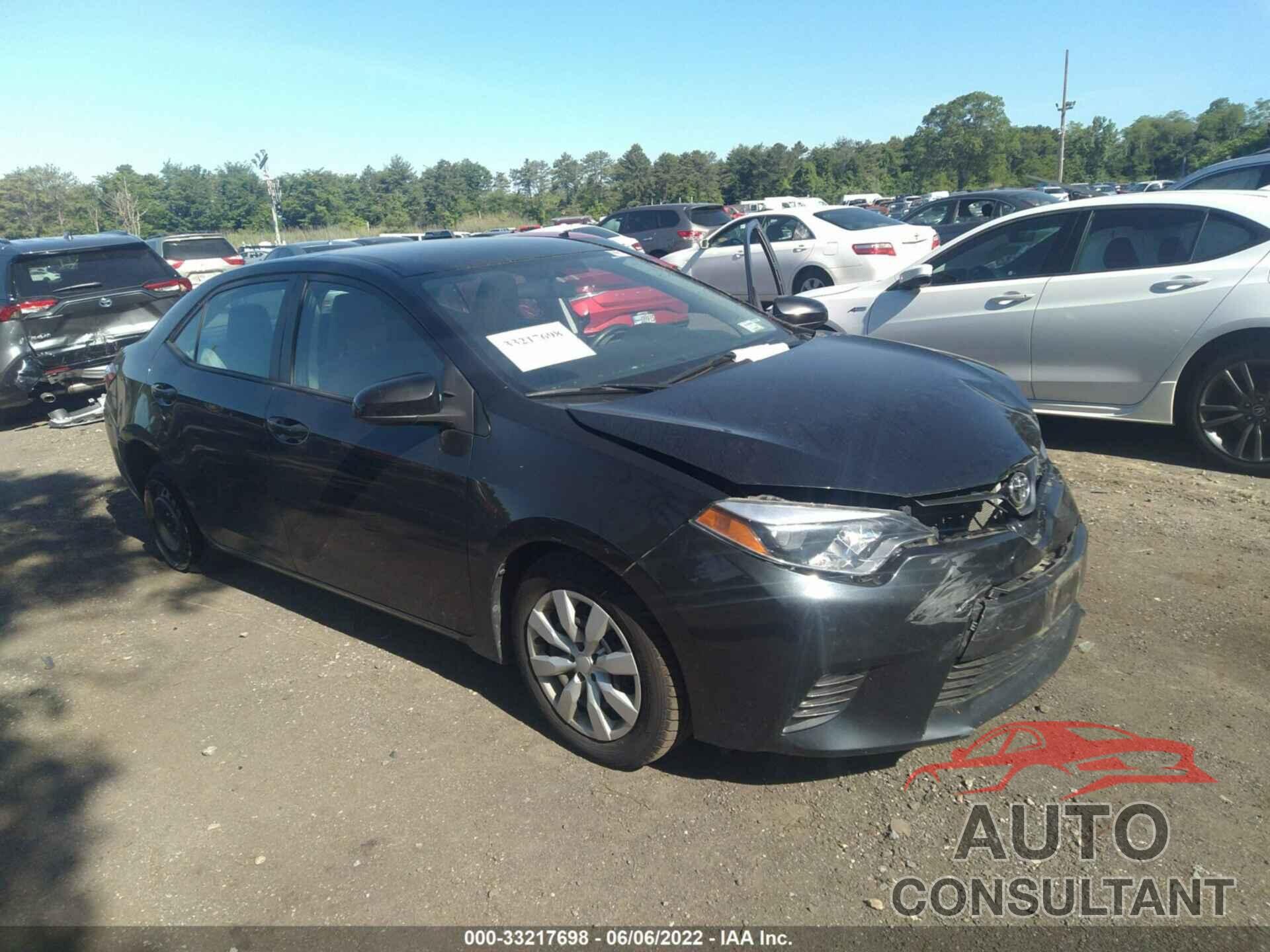 TOYOTA COROLLA 2016 - 2T1BURHE0GC547254