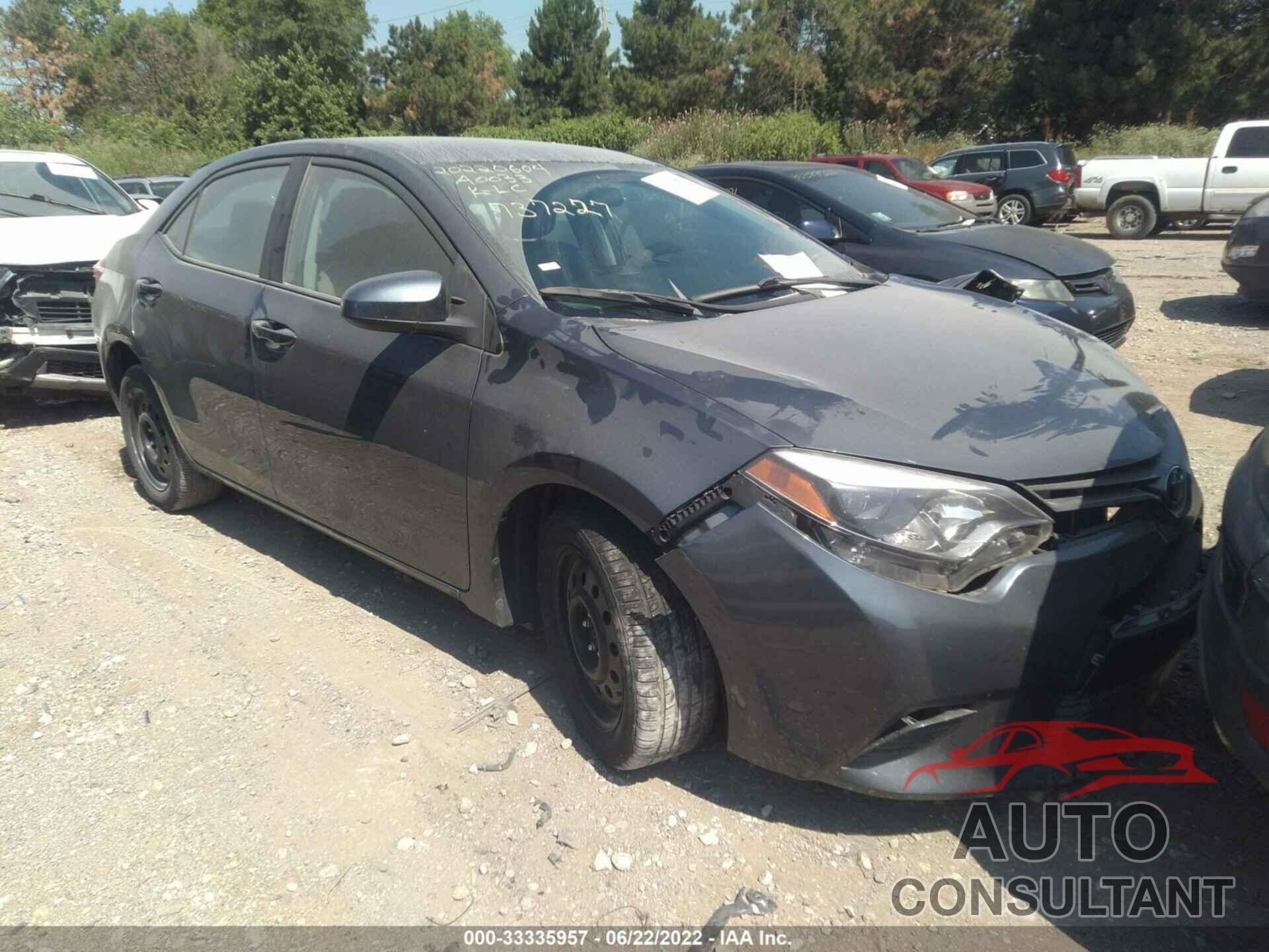 TOYOTA COROLLA 2016 - 2T1BURHE5GC737227