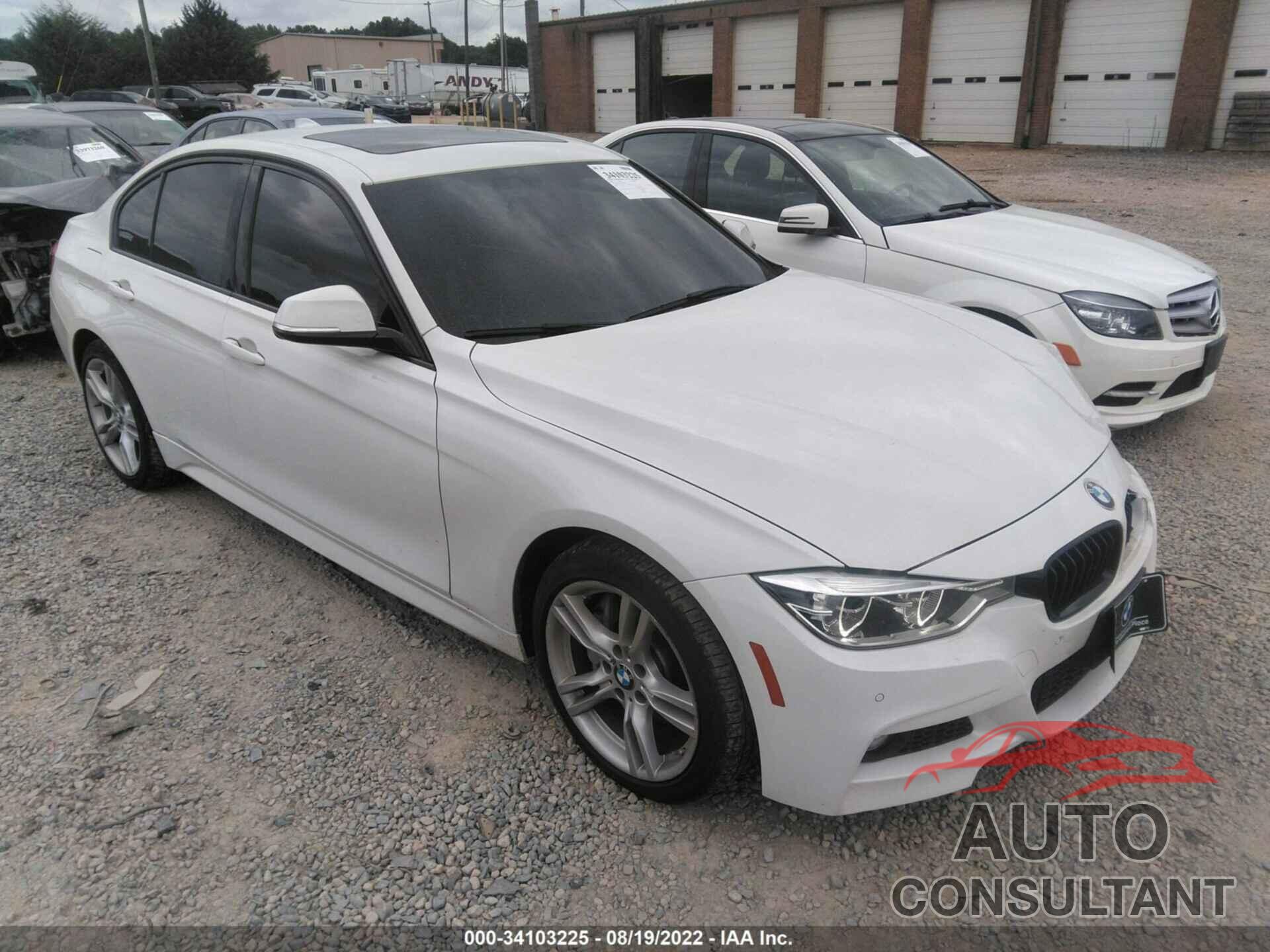 BMW 3 SERIES 2016 - WBA8E3C59GK504698