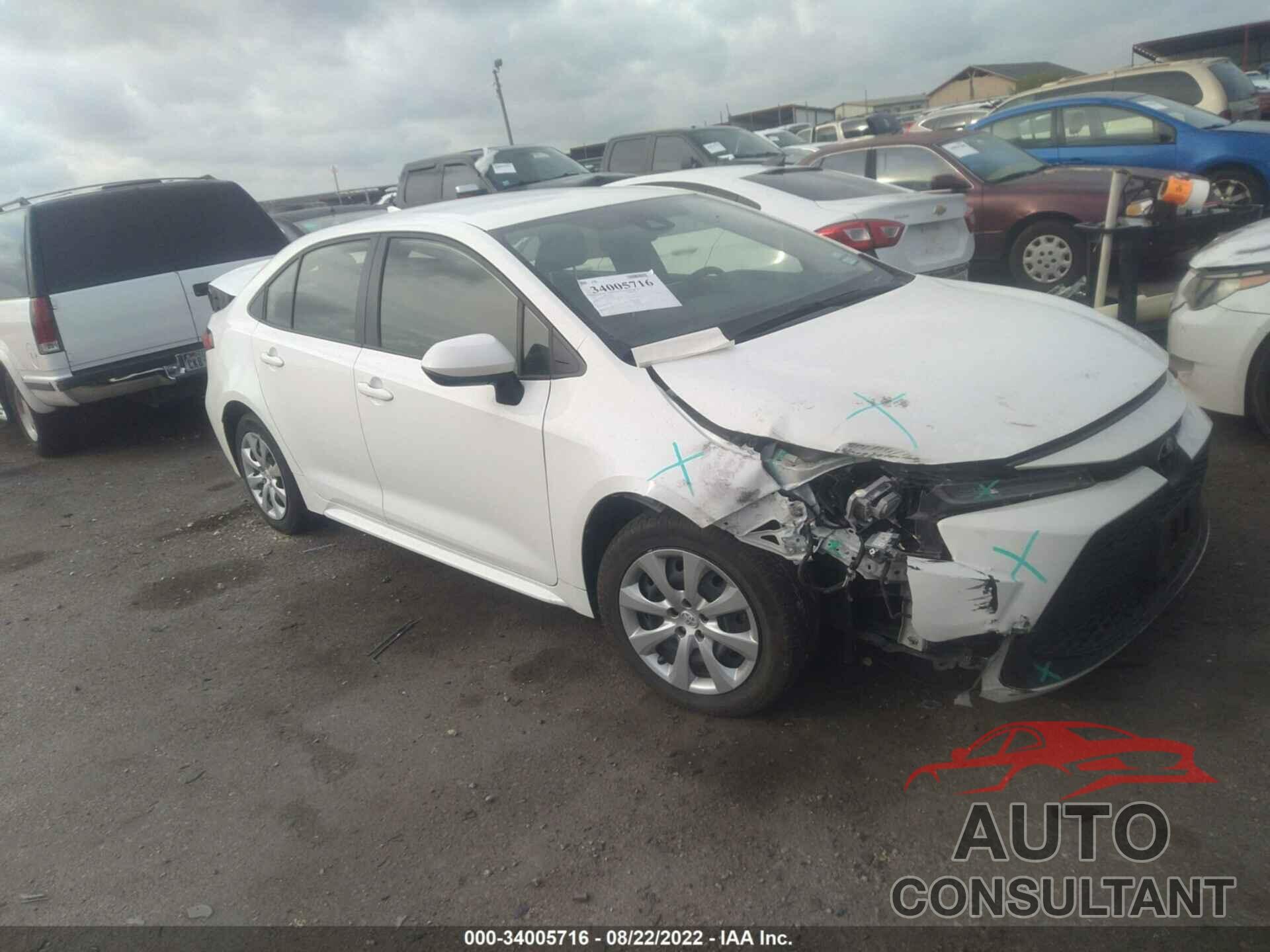 TOYOTA COROLLA 2020 - JTDEPRAE9LJ102914