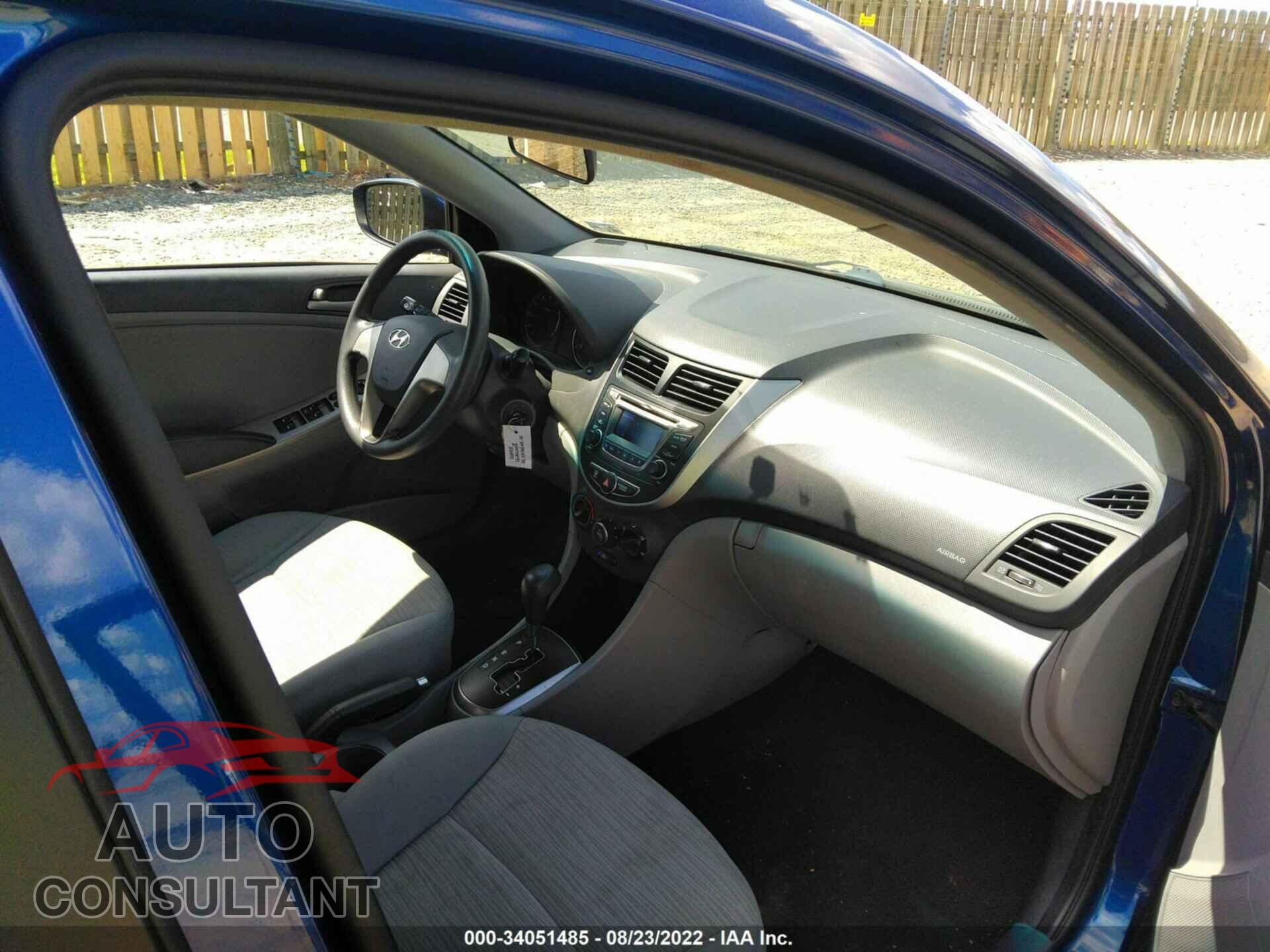 HYUNDAI ACCENT 2016 - KMHCT4AE3GU043784