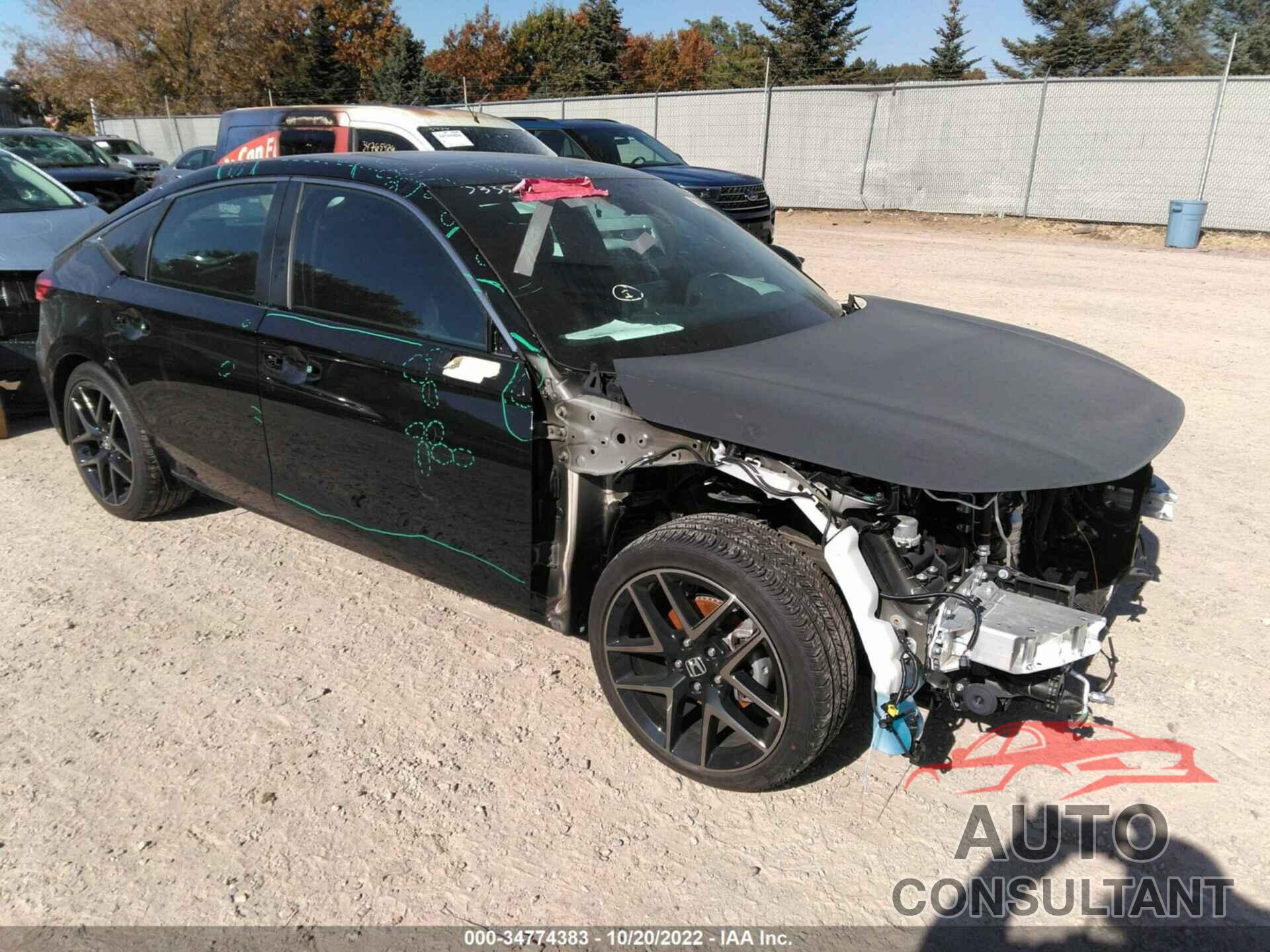 HONDA CIVIC HATCHBACK 2022 - 19XFL1H82NE001294