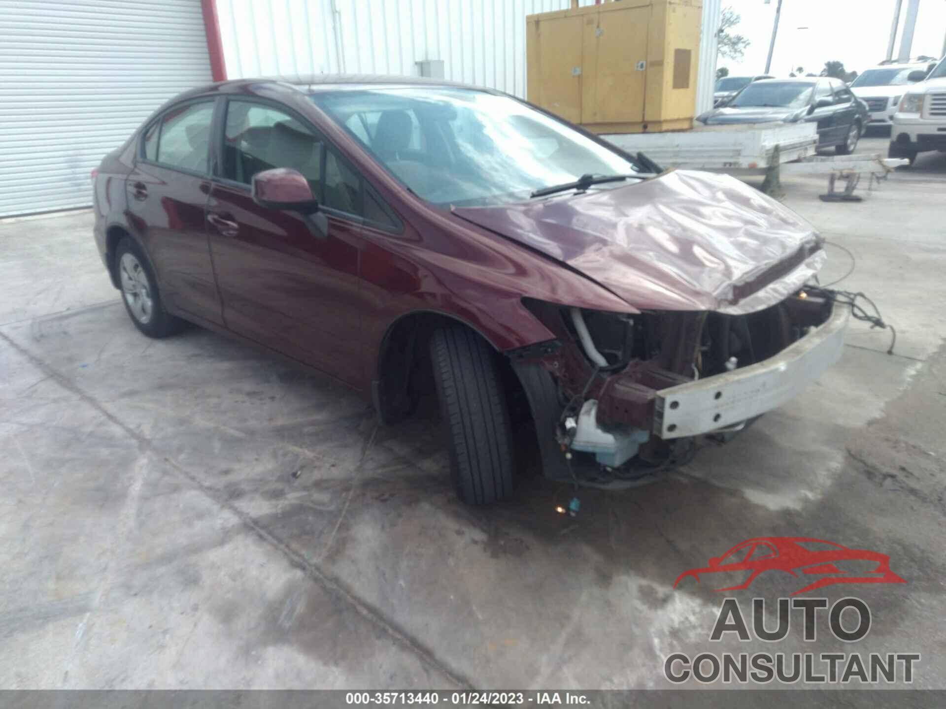 HONDA CIVIC SDN 2013 - 2HGFB2F56DH597001