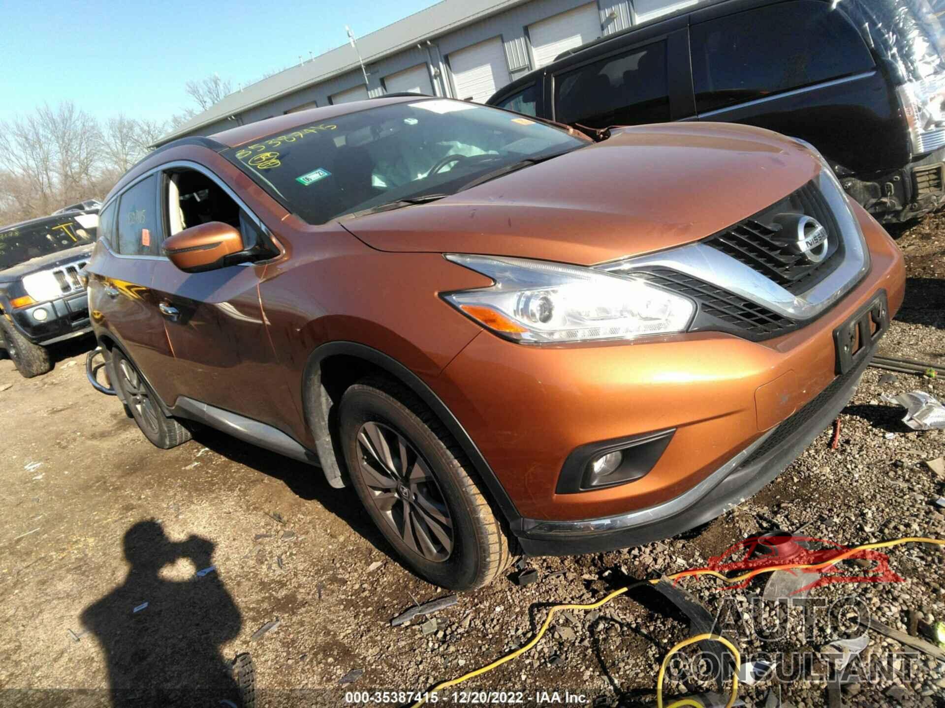 NISSAN MURANO 2016 - 5N1AZ2MG2GN155171