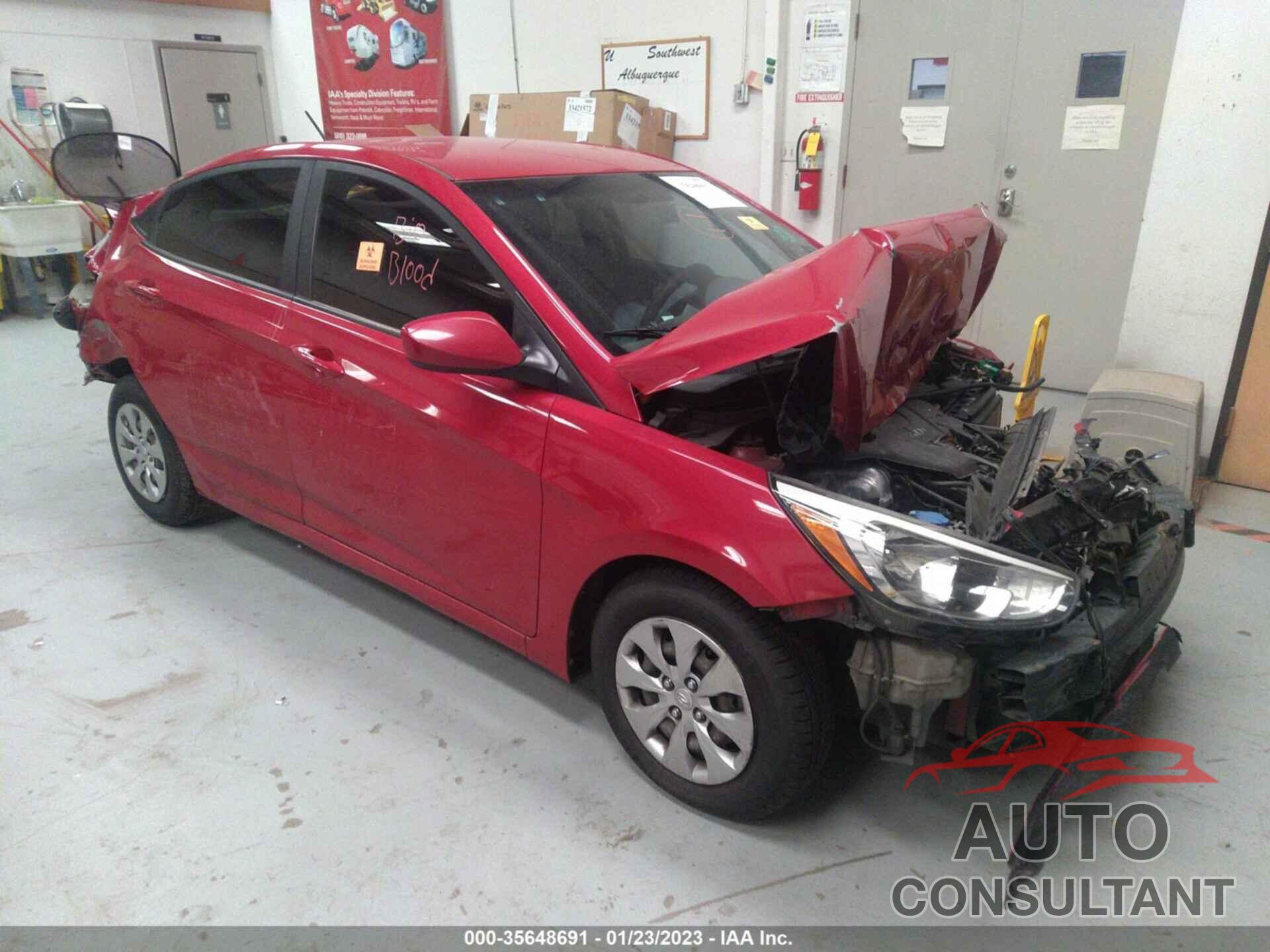 HYUNDAI ACCENT 2016 - KMHCT4AE3GU111274