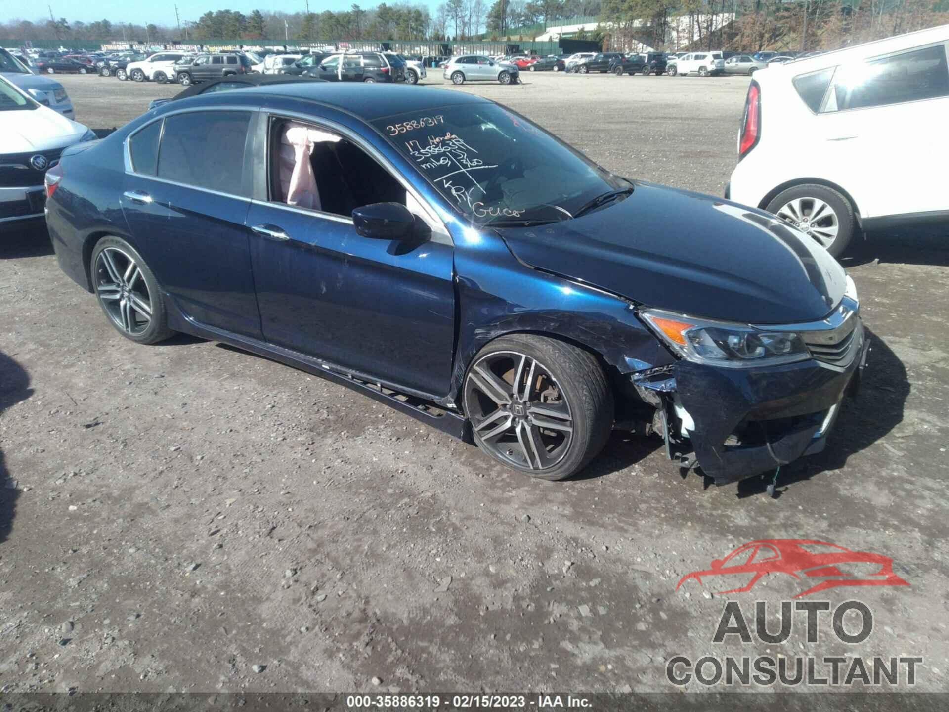 HONDA ACCORD SEDAN 2017 - 1HGCR2F5XHA273231