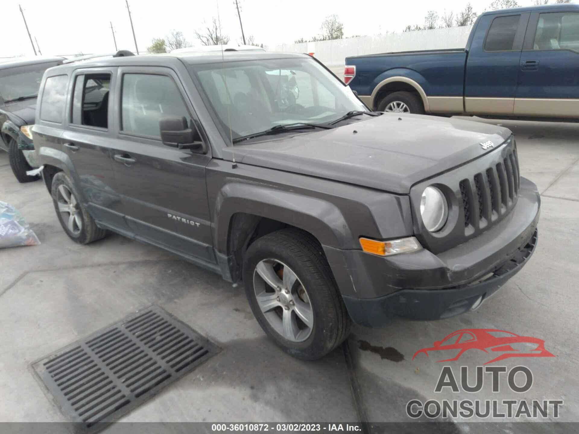 JEEP PATRIOT 2017 - 1C4NJPFA6HD187731