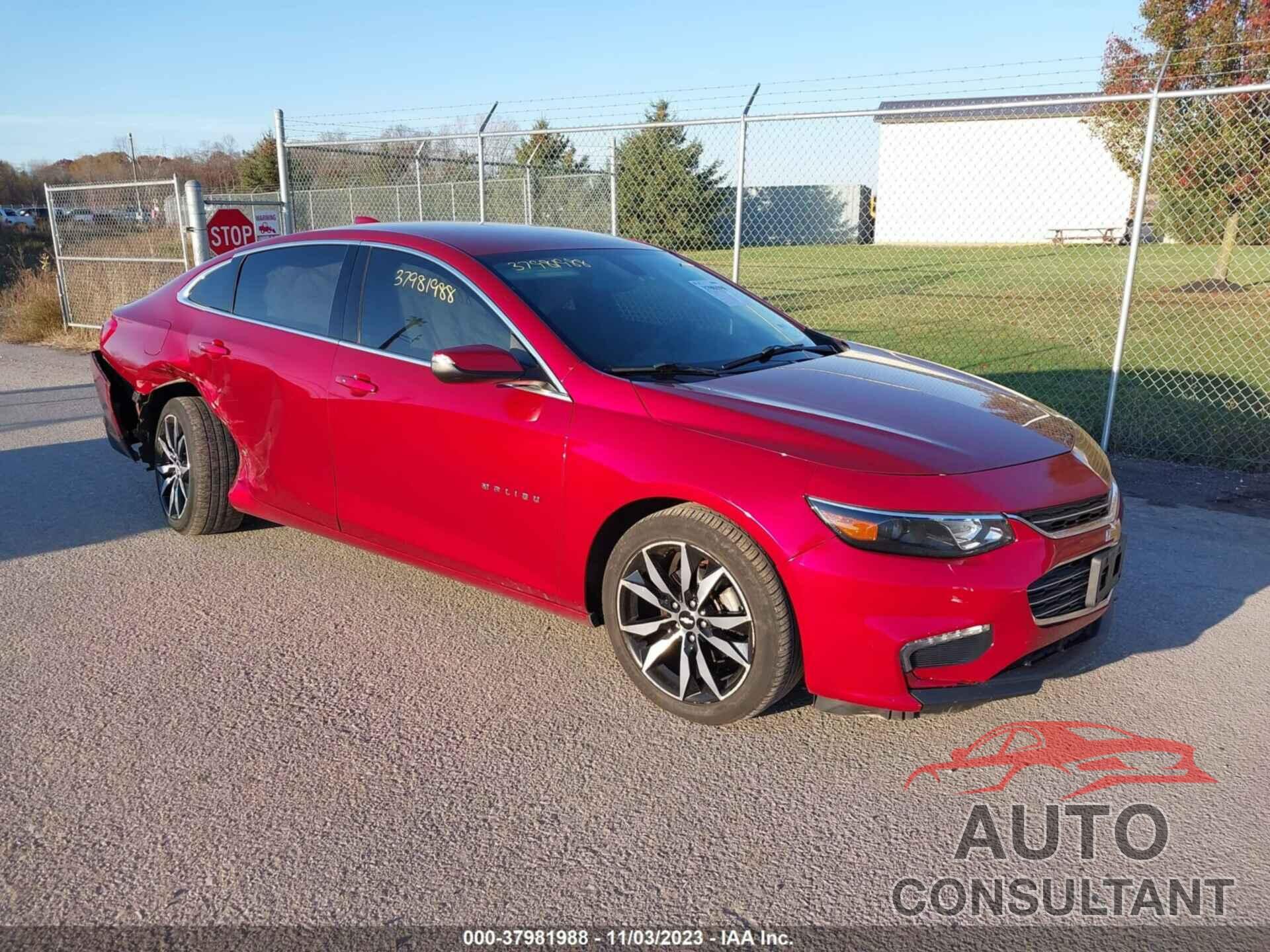 CHEVROLET MALIBU 2017 - 1G1ZE5ST1HF288769