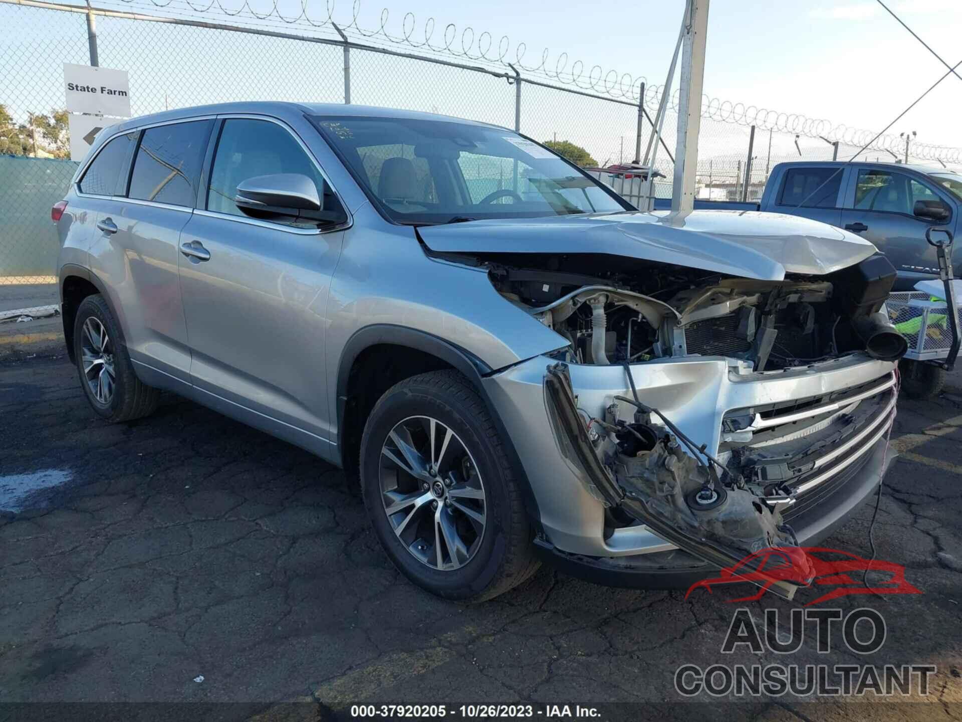 TOYOTA HIGHLANDER 2017 - 5TDBZRFH3HS361618