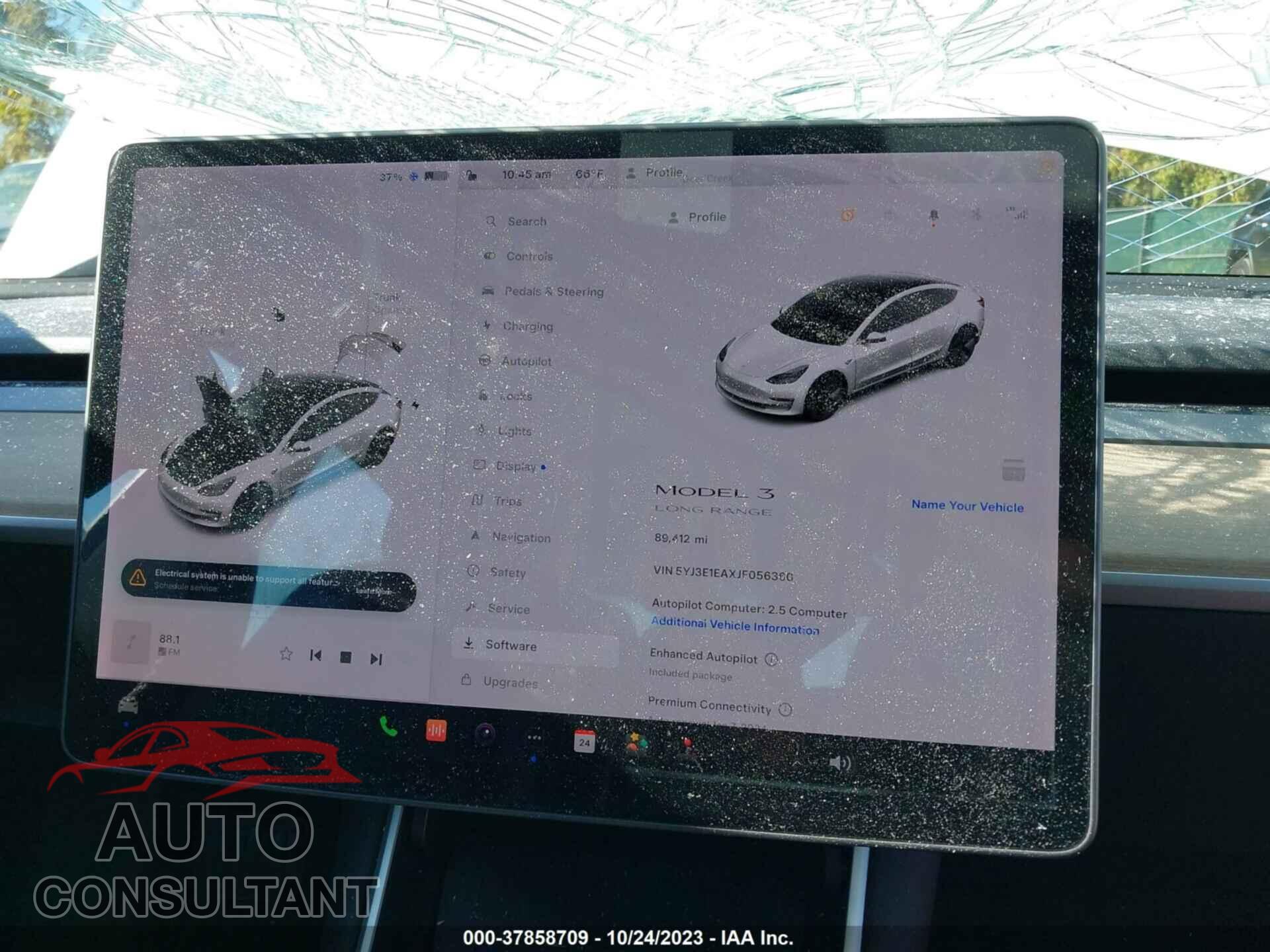 TESLA MODEL 3 2018 - 5YJ3E1EAXJF056360