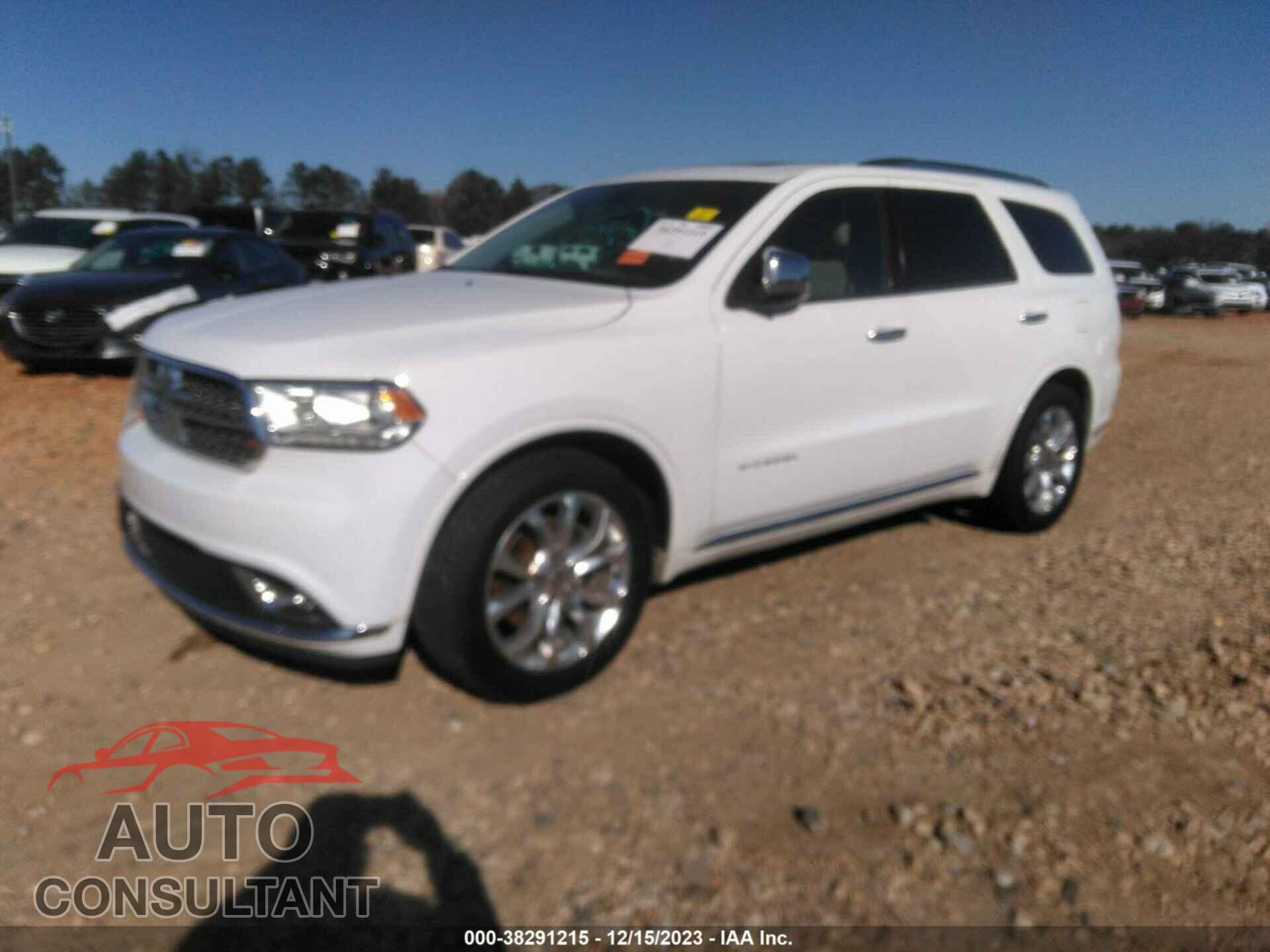 DODGE DURANGO 2017 - 1C4RDHEGXHC805434