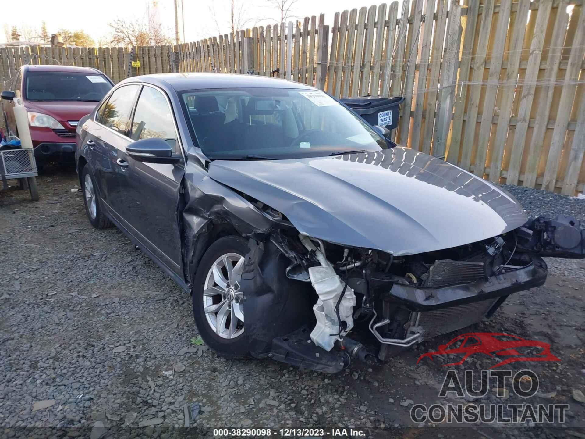 VOLKSWAGEN PASSAT 2016 - 1VWAT7A39GC053007