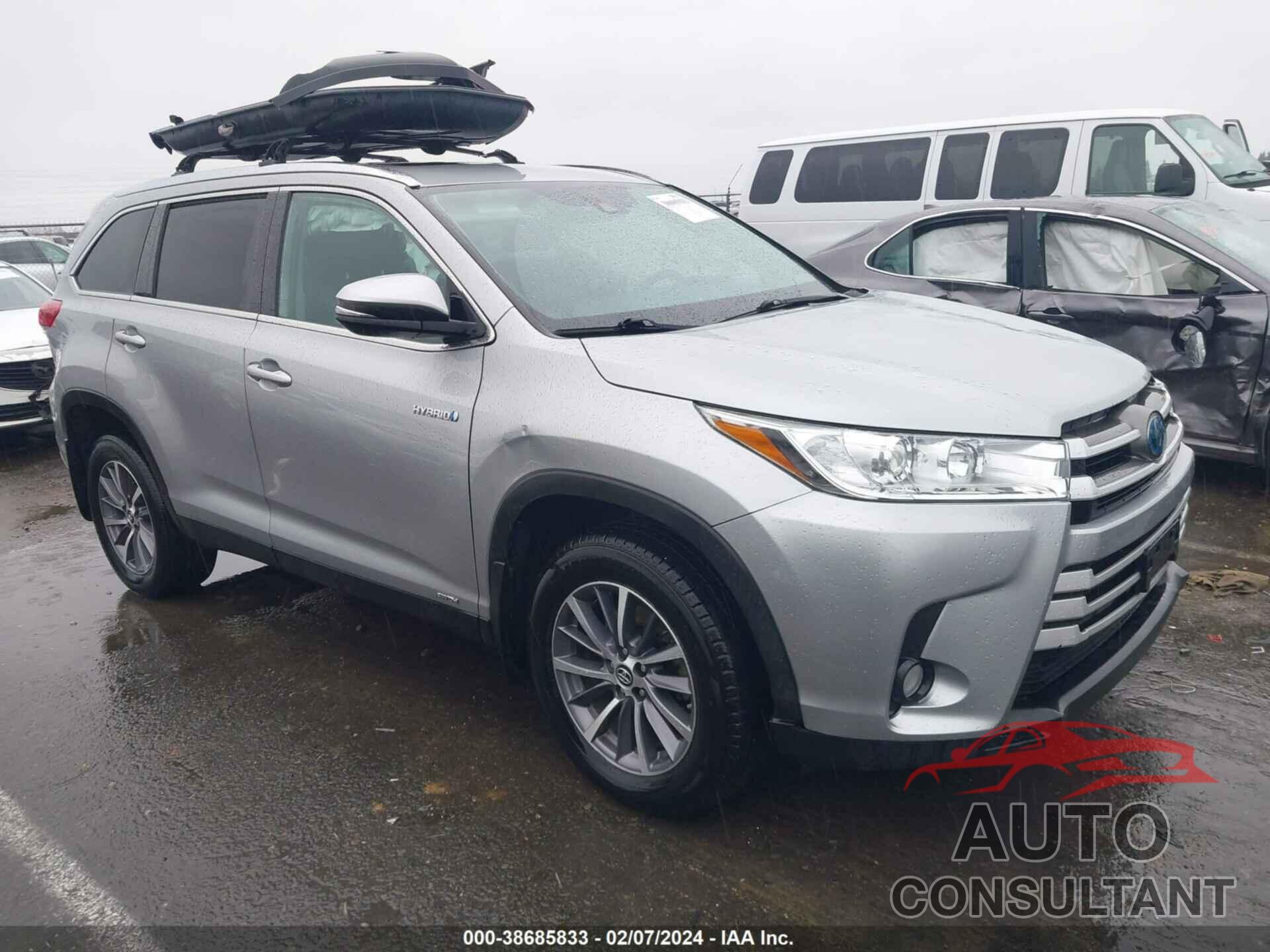 TOYOTA HIGHLANDER HYBRID 2019 - 5TDJGRFH7KS063436