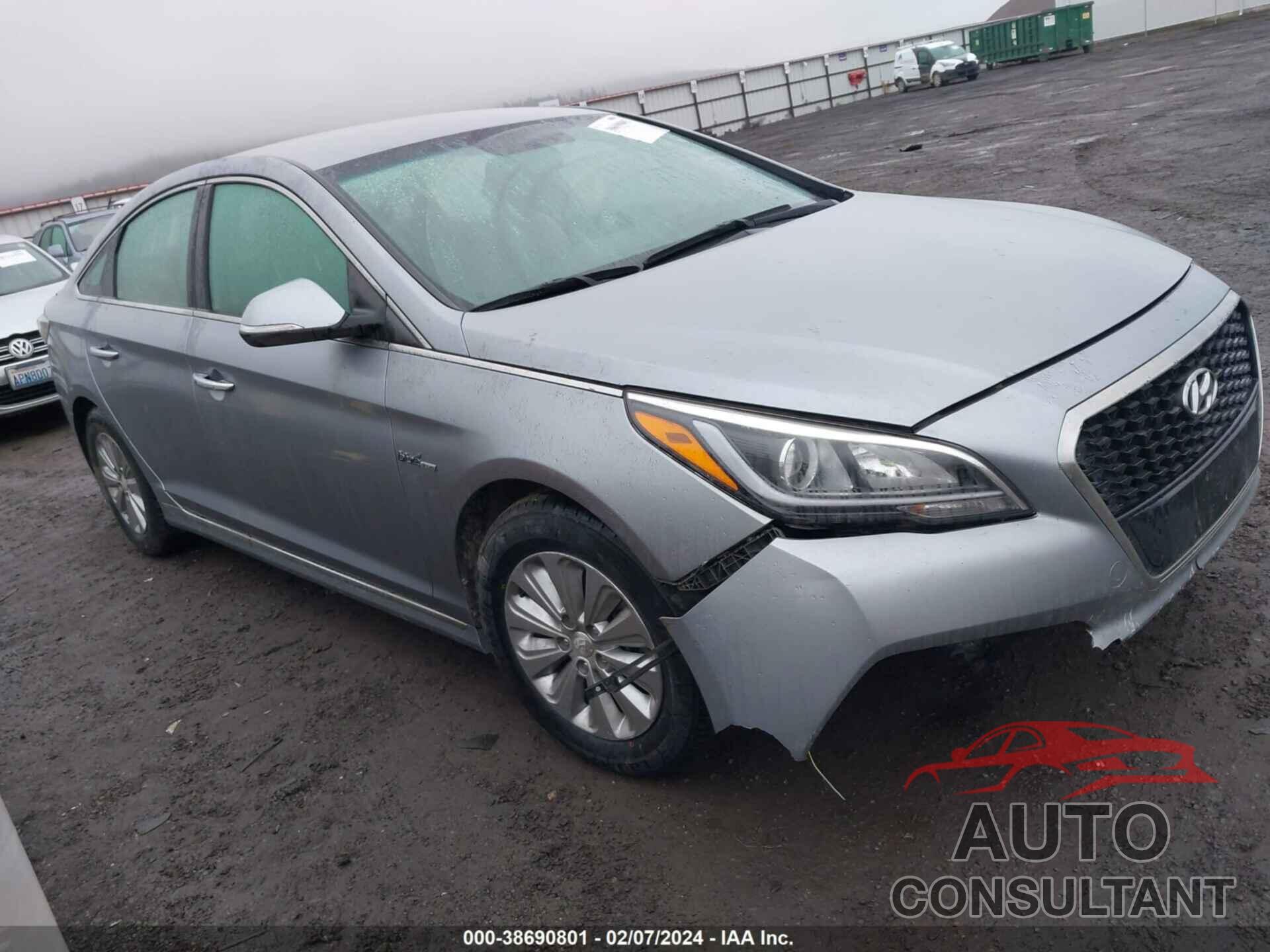 HYUNDAI SONATA HYBRID 2016 - KMHE24L19GA012742