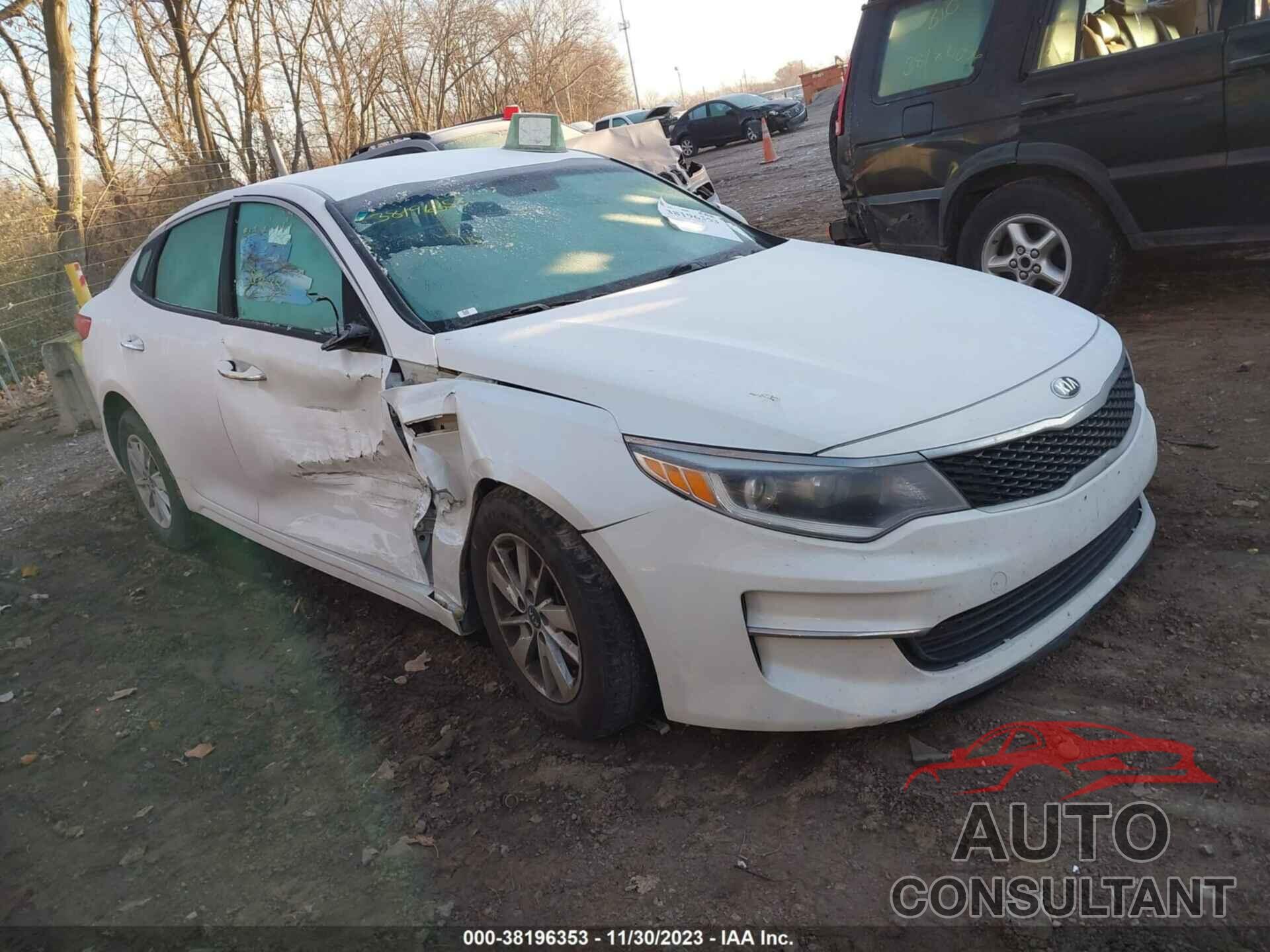 KIA OPTIMA 2016 - KNAGT4L35G5104786