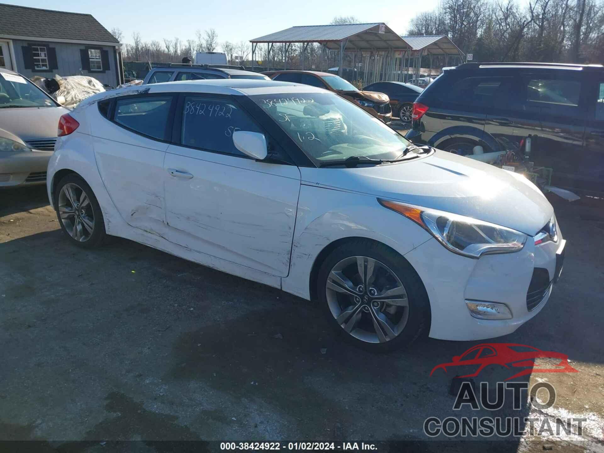 HYUNDAI VELOSTER 2017 - KMHTC6AD6HU324014