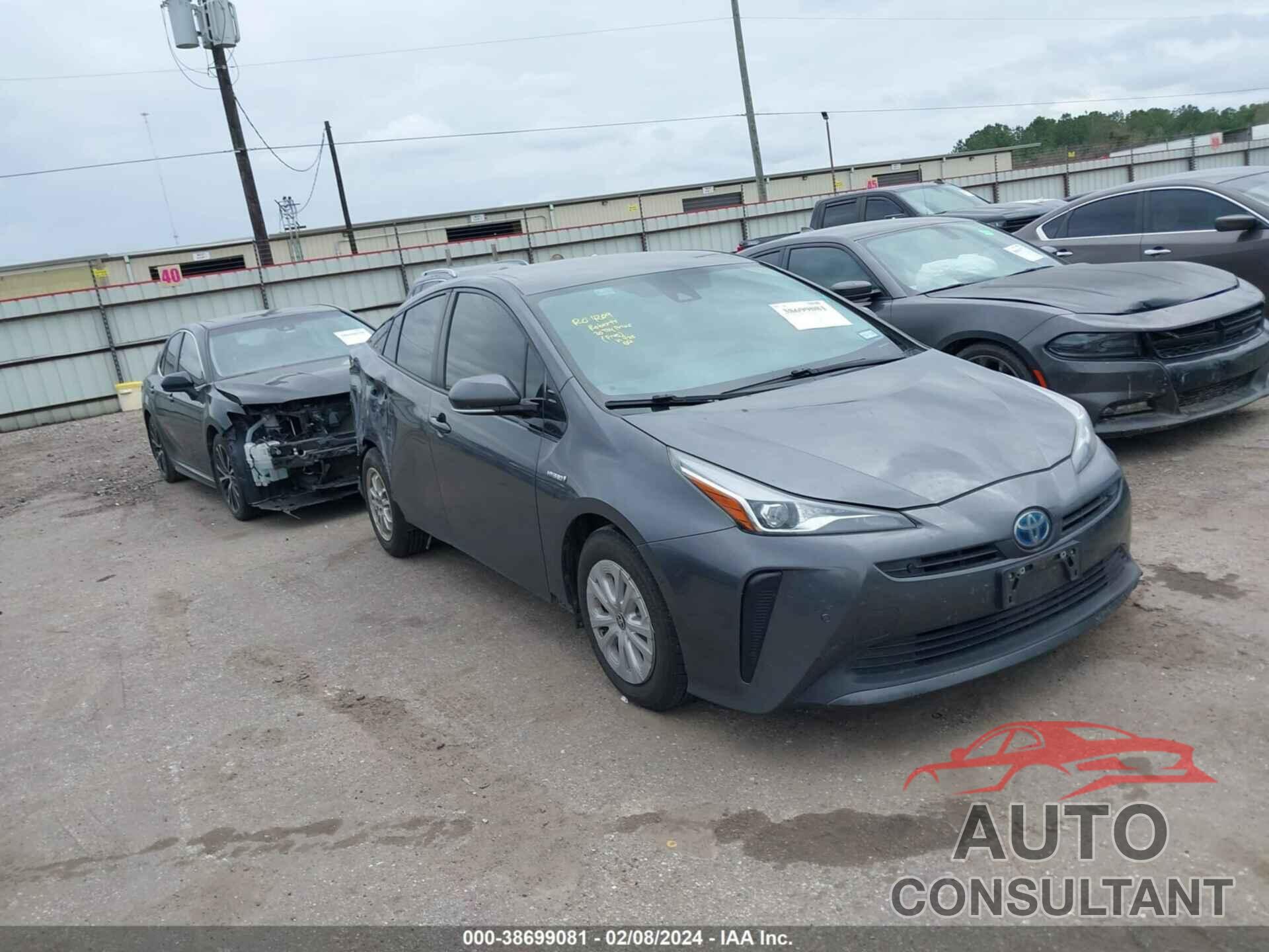 TOYOTA PRIUS 2020 - JTDKARFU1L3116296