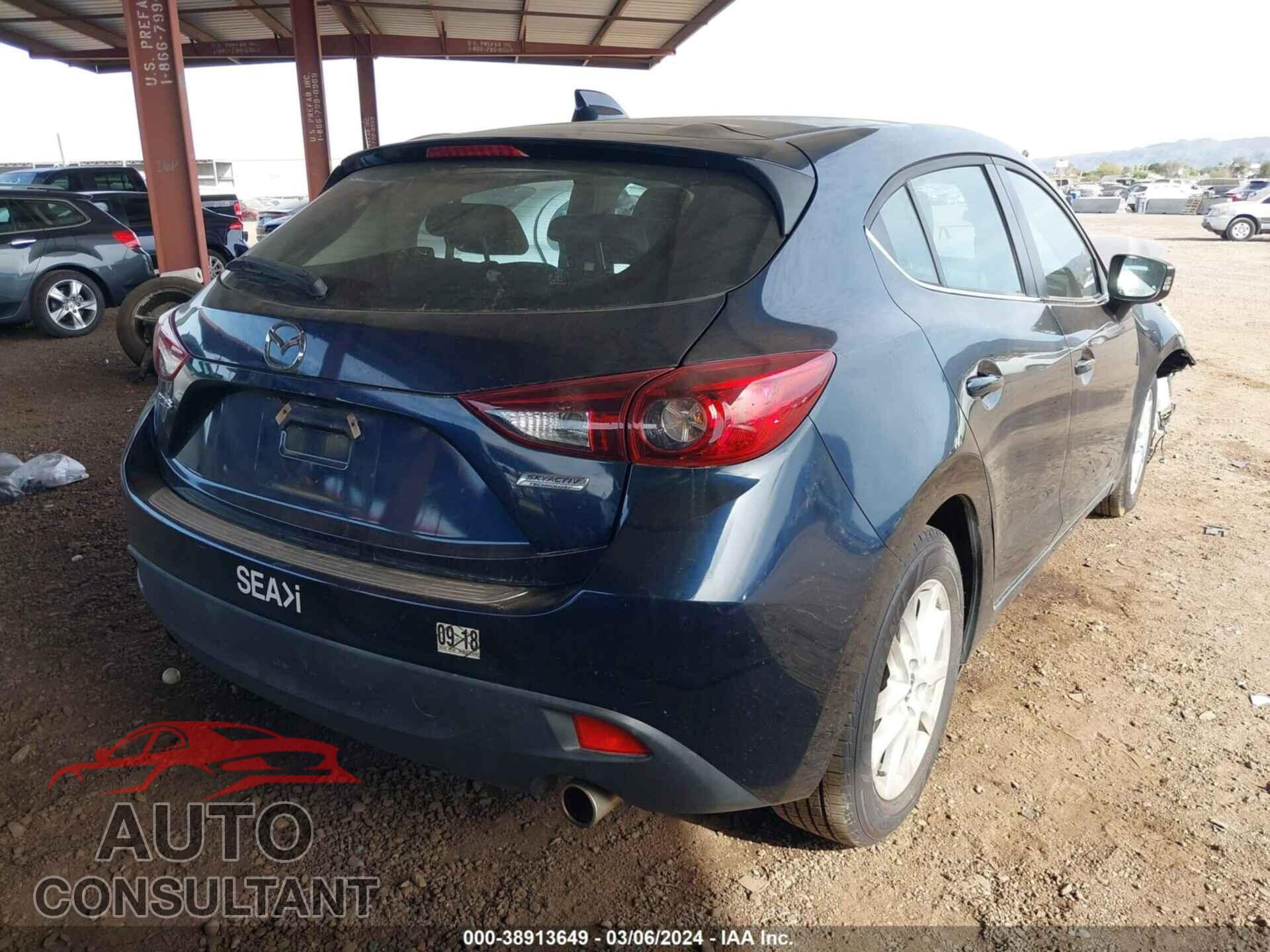 MAZDA MAZDA3 2014 - JM1BM1M76E1202997