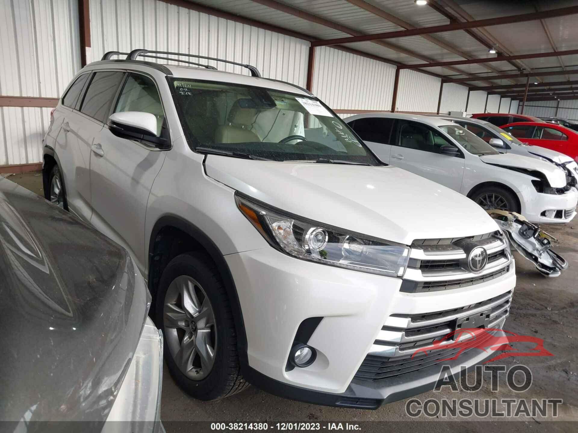 TOYOTA HIGHLANDER 2017 - 5TDDZRFH6HS385145