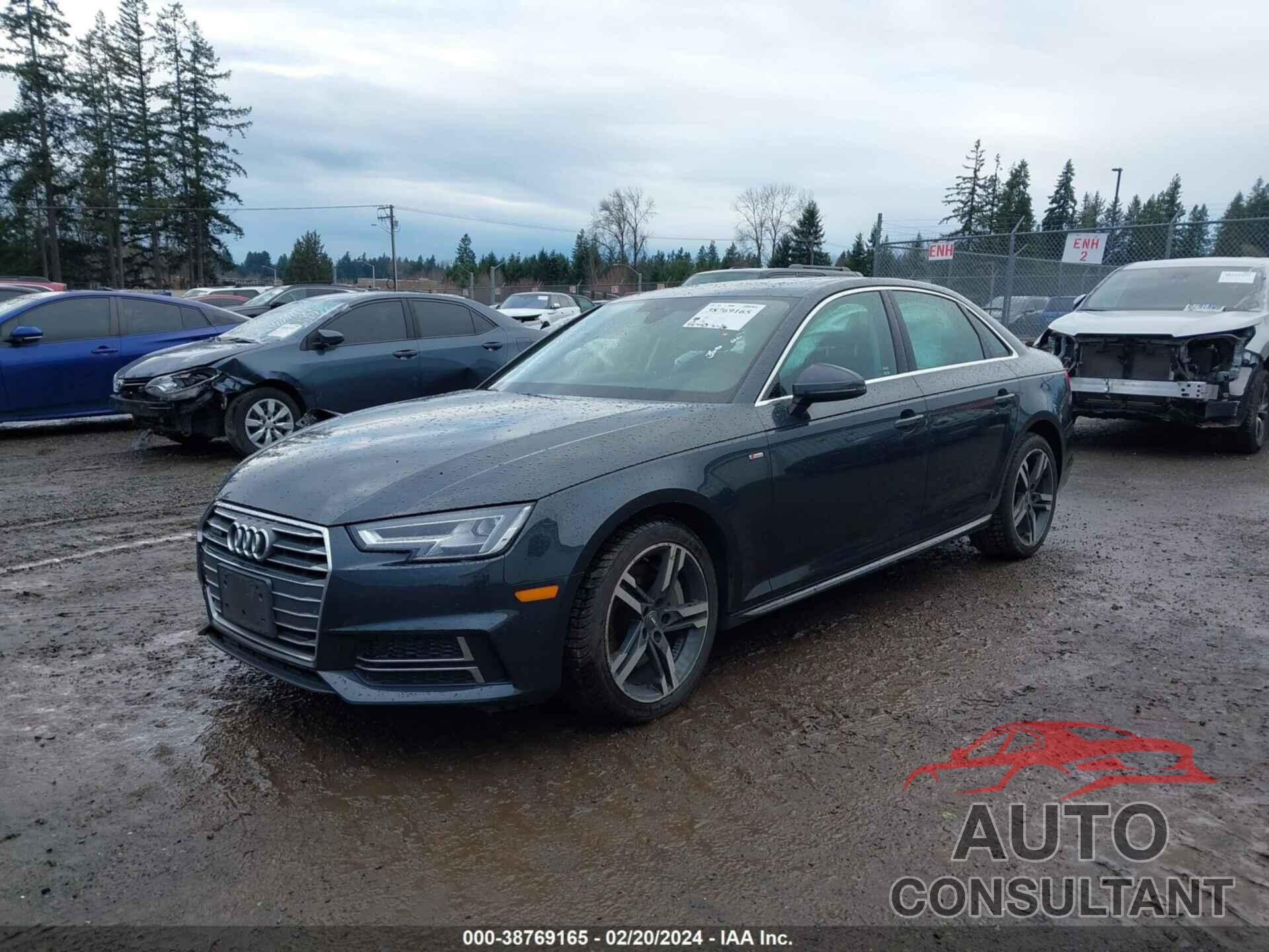 AUDI A4 2017 - WAUENAF40HN020431