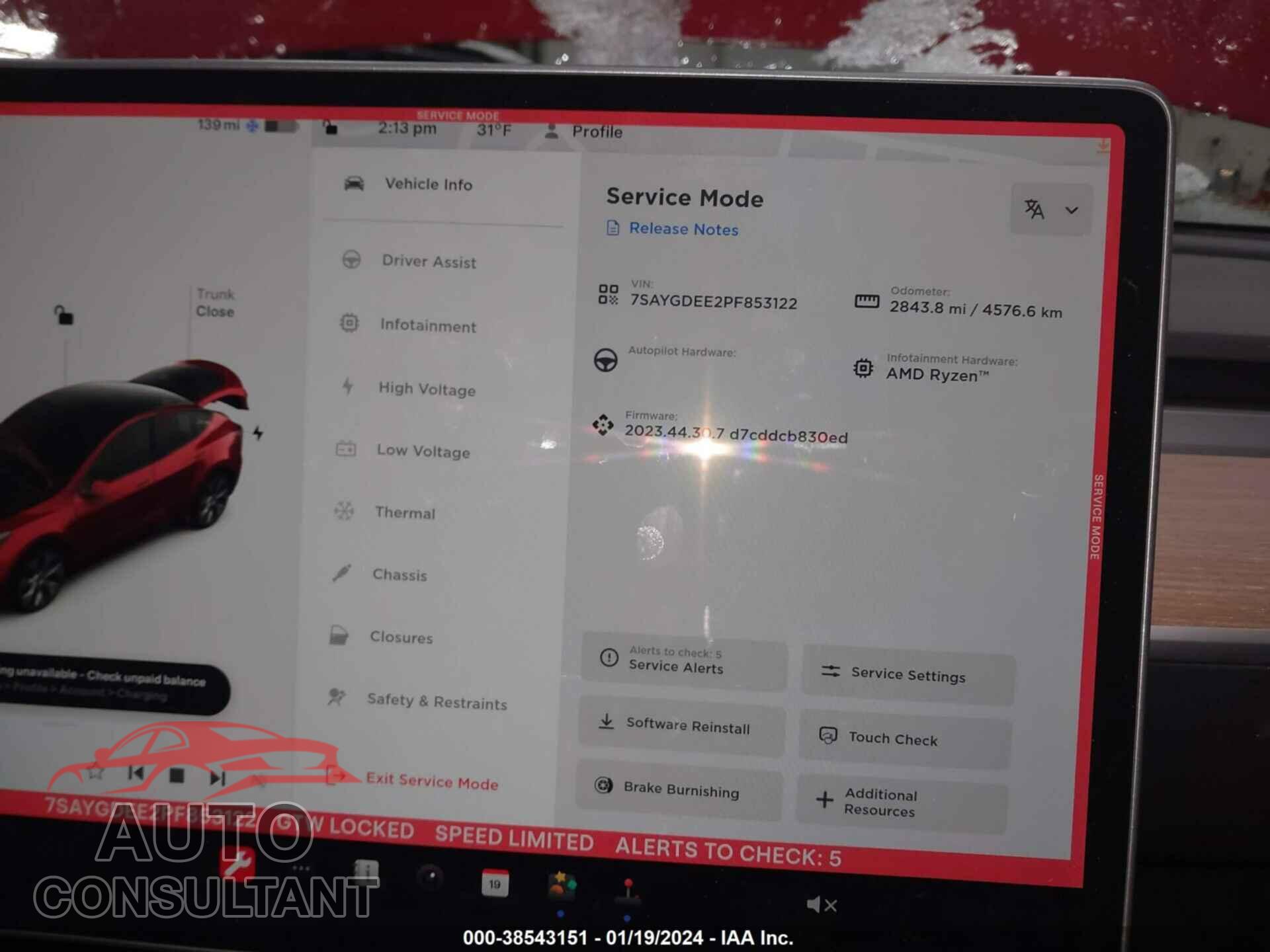 TESLA MODEL Y 2023 - 7SAYGDEE2PF853122