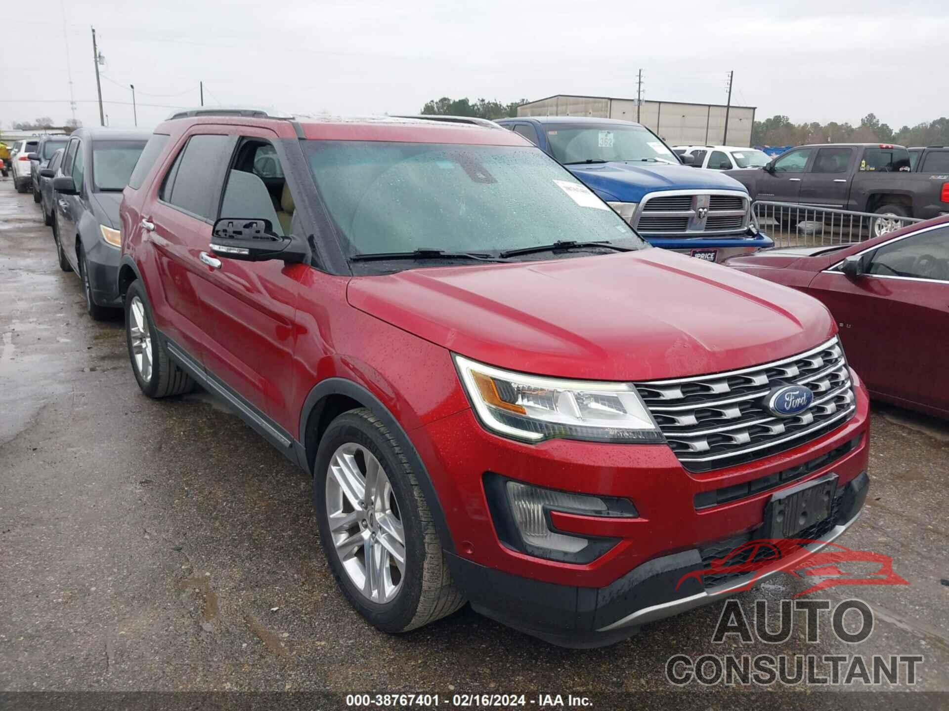 FORD EXPLORER 2017 - 1FM5K7F82HGD85677