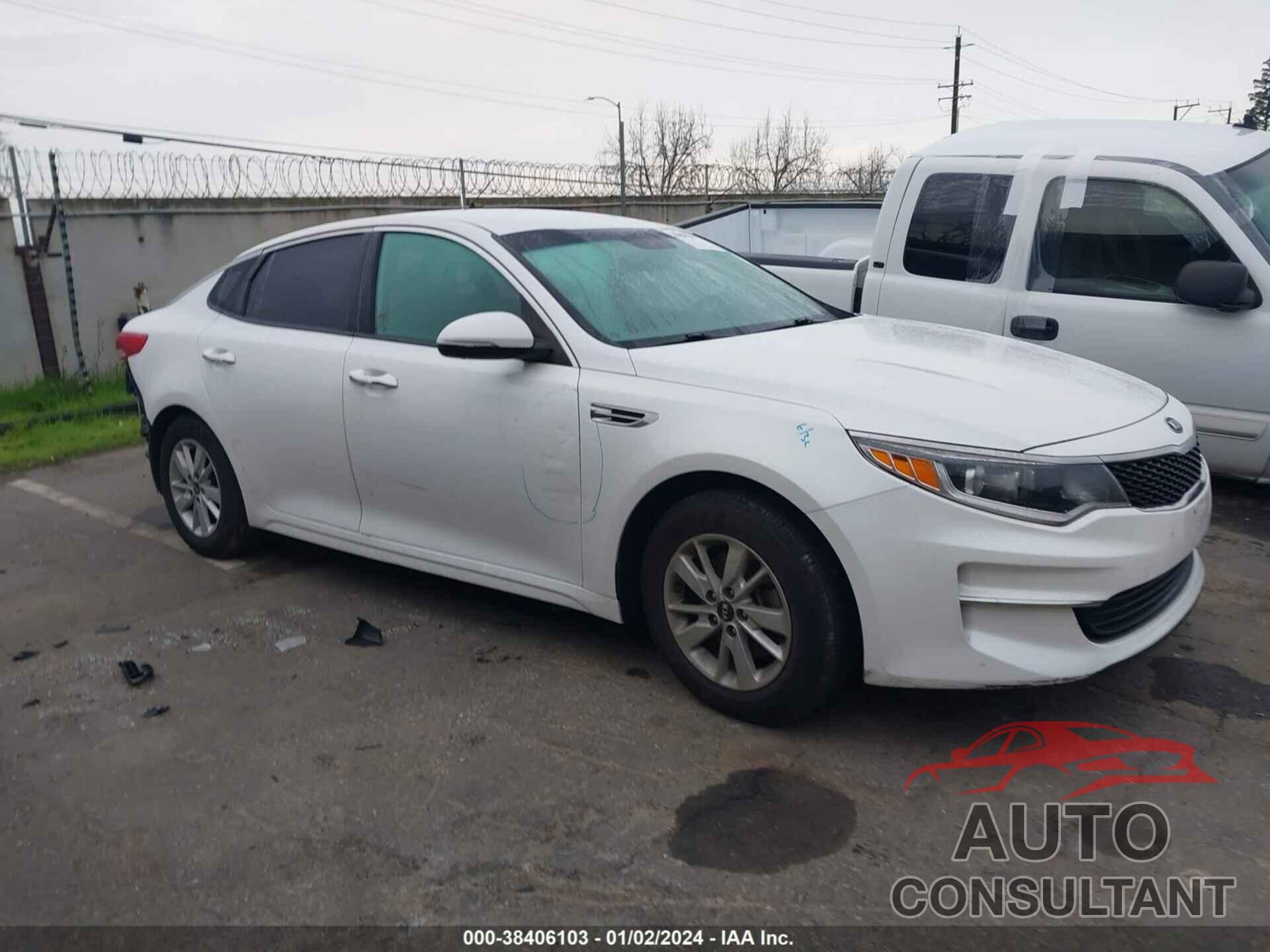 KIA OPTIMA 2016 - KNAGT4L33G5086286