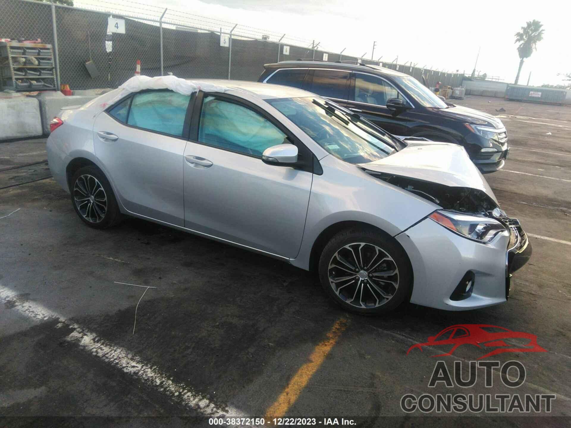 TOYOTA COROLLA 2016 - 2T1BURHE1GC586936