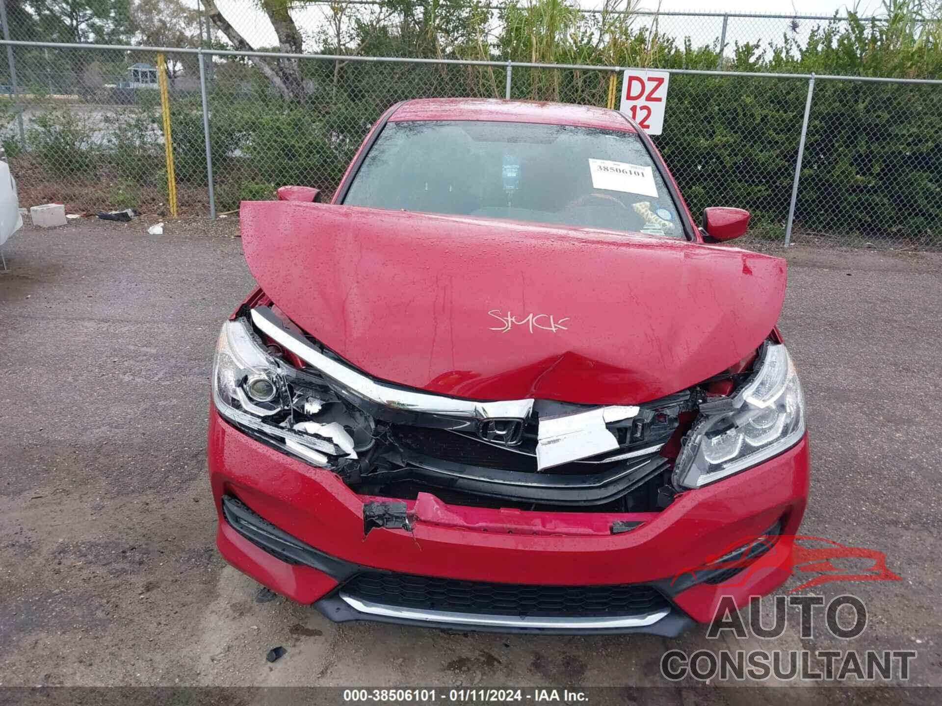 HONDA ACCORD 2016 - 1HGCR2F51GA187918