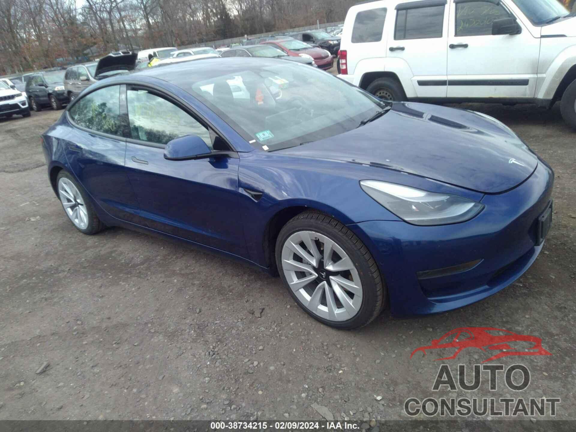TESLA MODEL 3 2022 - 5YJ3E1EA2NF291129