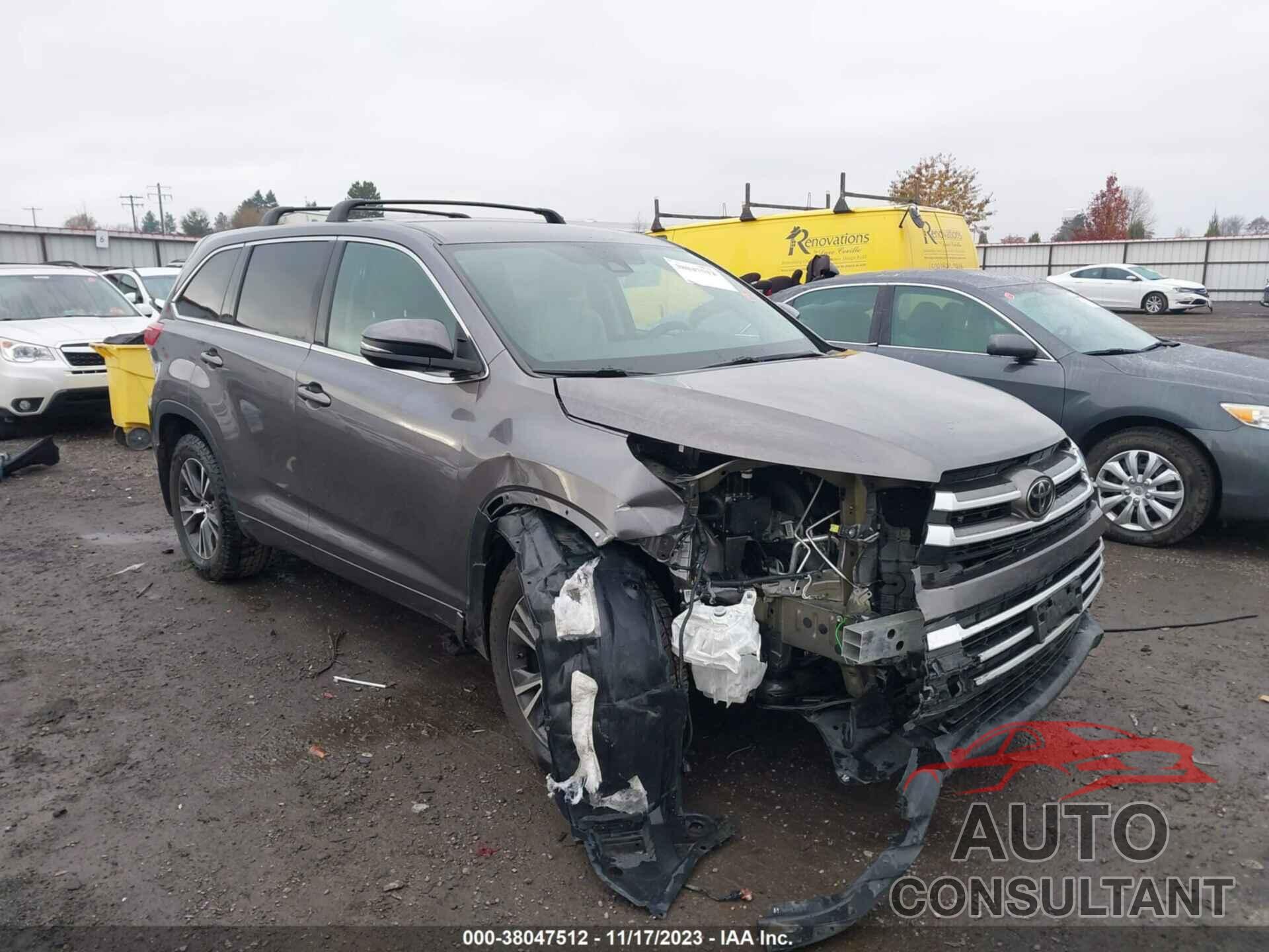 TOYOTA HIGHLANDER 2017 - 5TDBZRFH2HS427415