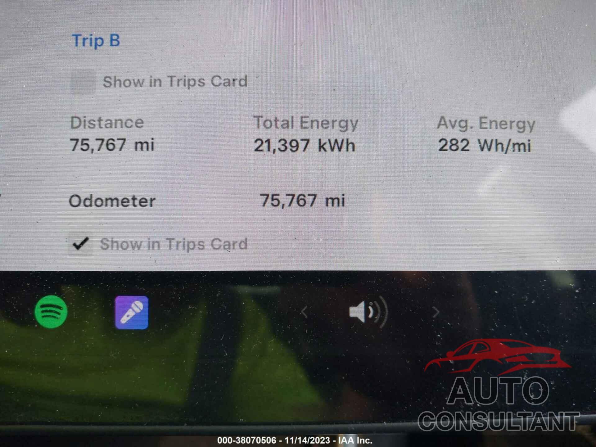 TESLA MODEL 3 2018 - 5YJ3E1EA0JF070137