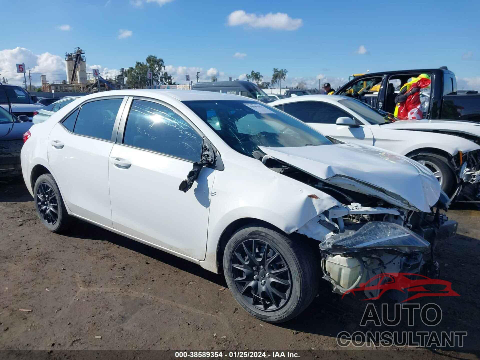 TOYOTA COROLLA 2018 - 2T1BURHE9JC068760