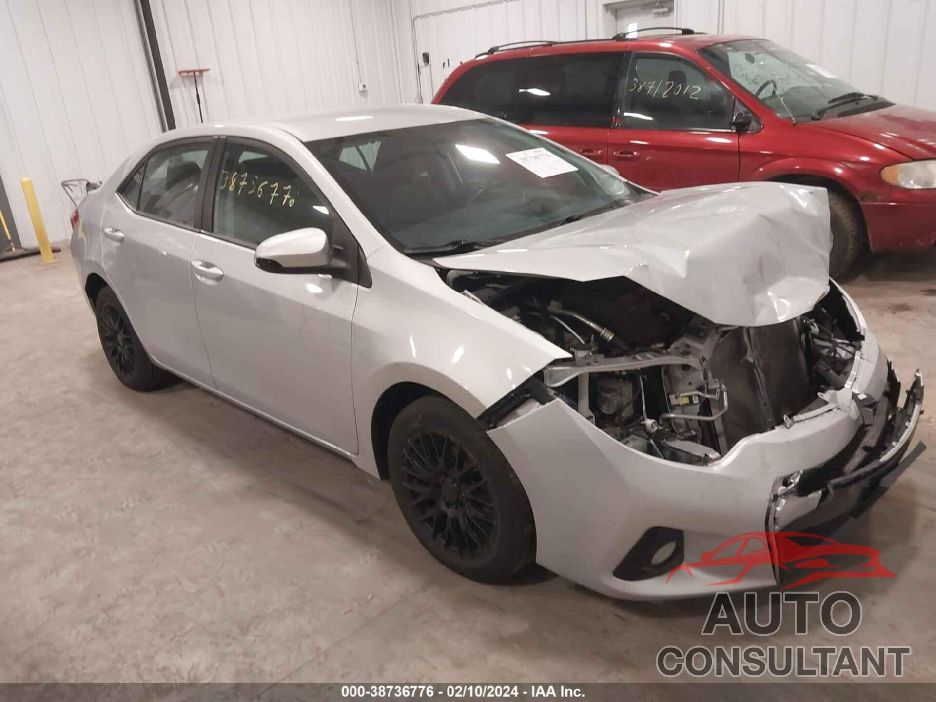 TOYOTA COROLLA 2016 - 2T1BURHE2GC493696