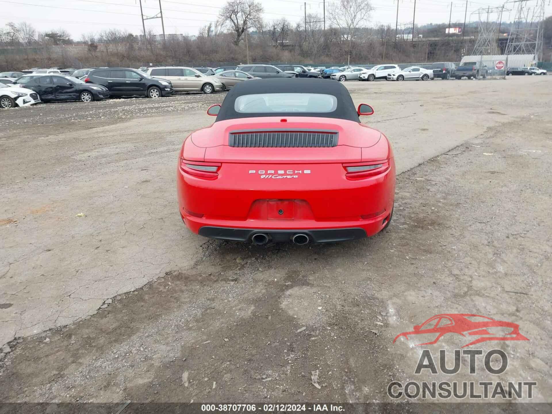 PORSCHE 911 2019 - WP0CA2A97KS129332