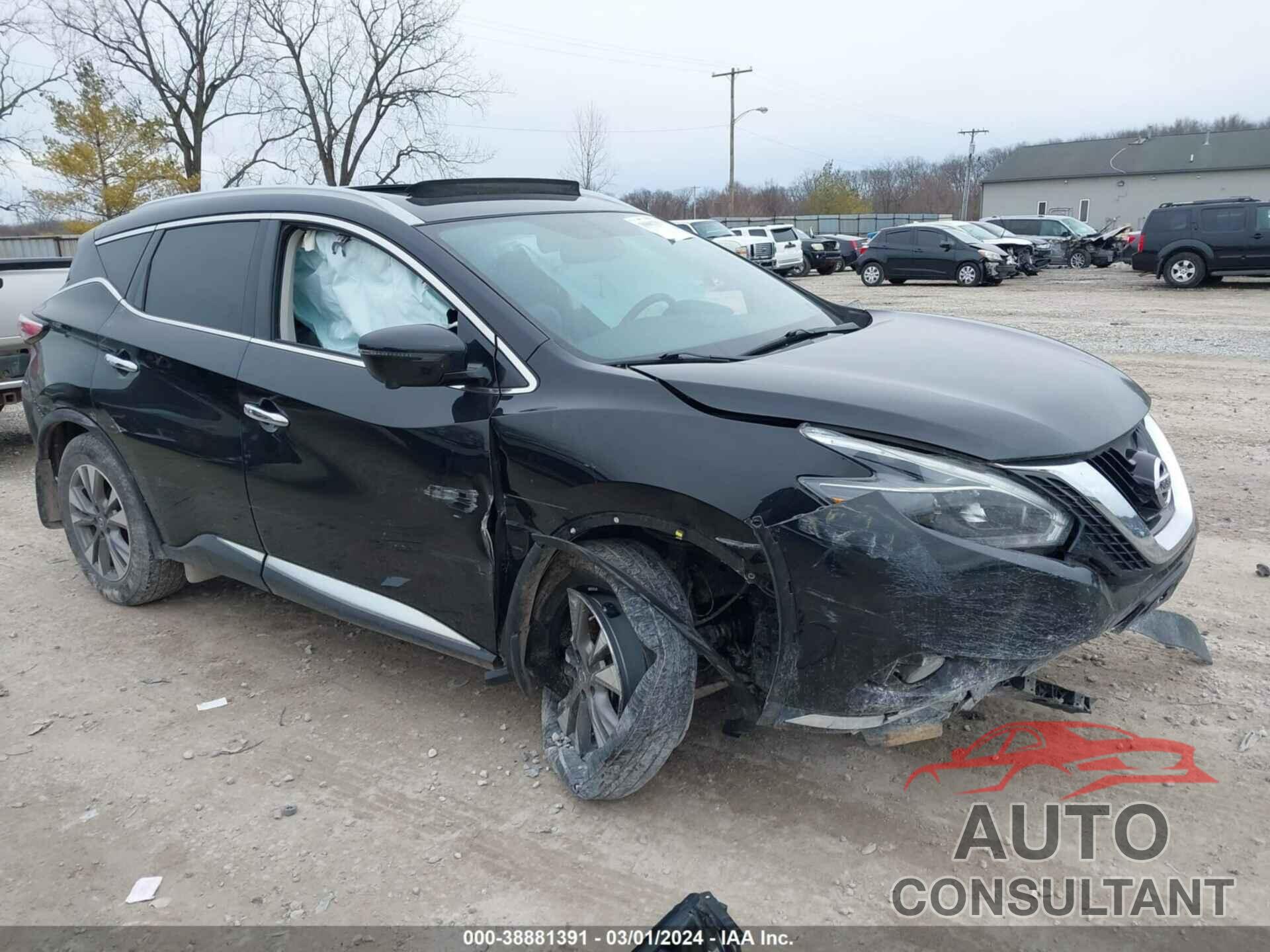 NISSAN MURANO 2018 - 5N1AZ2MH3JN165644