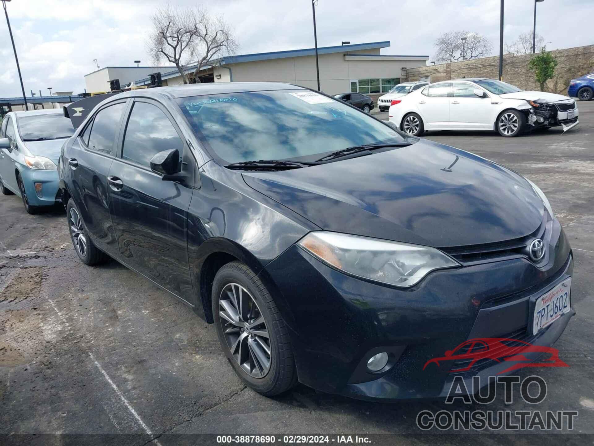 TOYOTA COROLLA 2016 - 5YFBURHE9GP429283