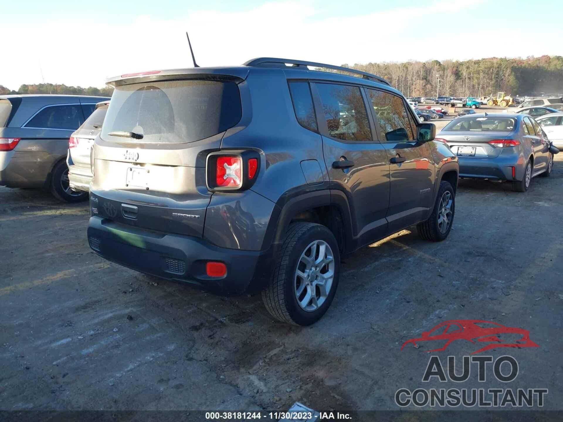 JEEP RENEGADE 2018 - ZACCJBAB1JPJ50777