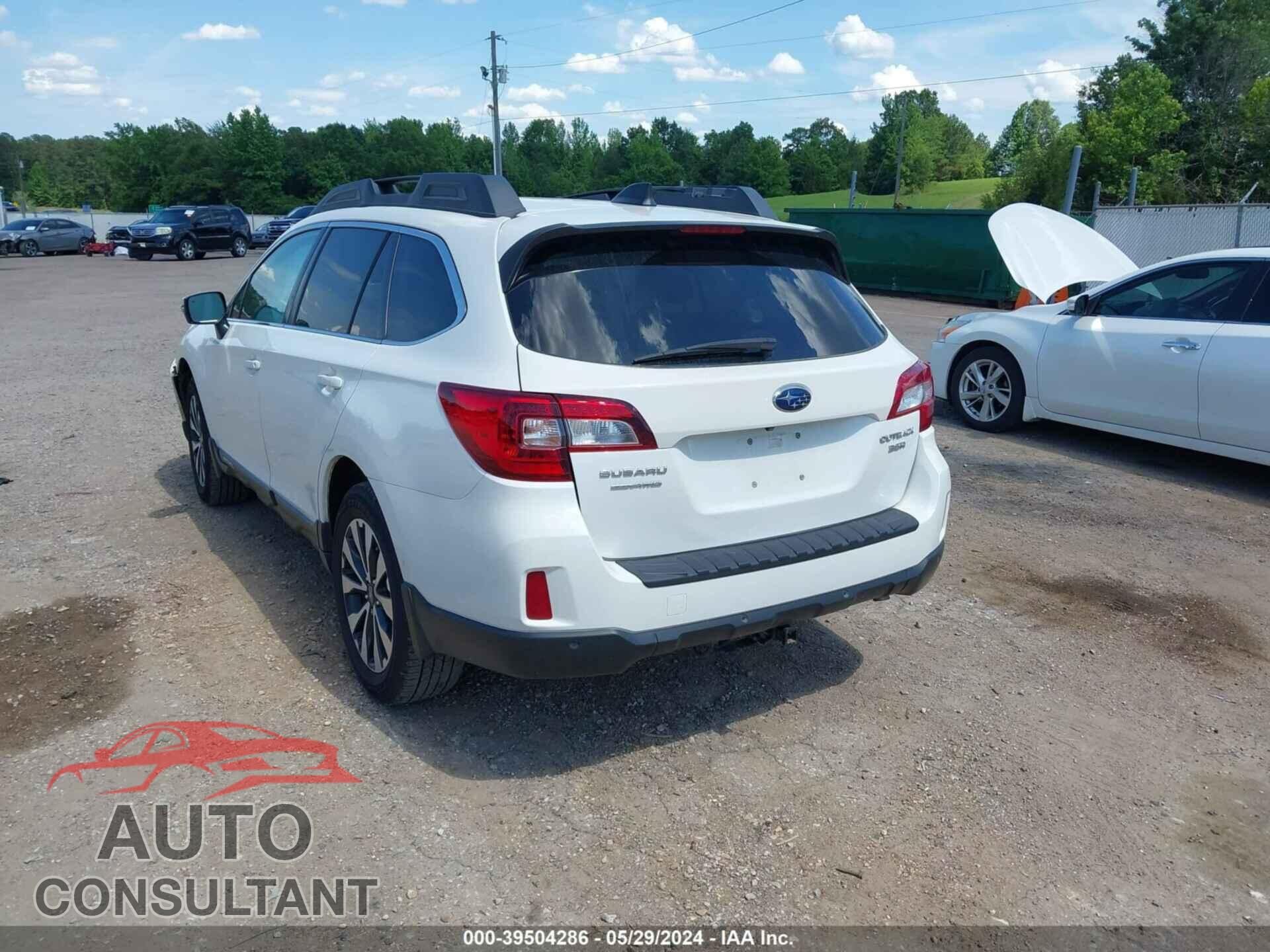 SUBARU OUTBACK 2017 - 4S4BSENC5H3306801
