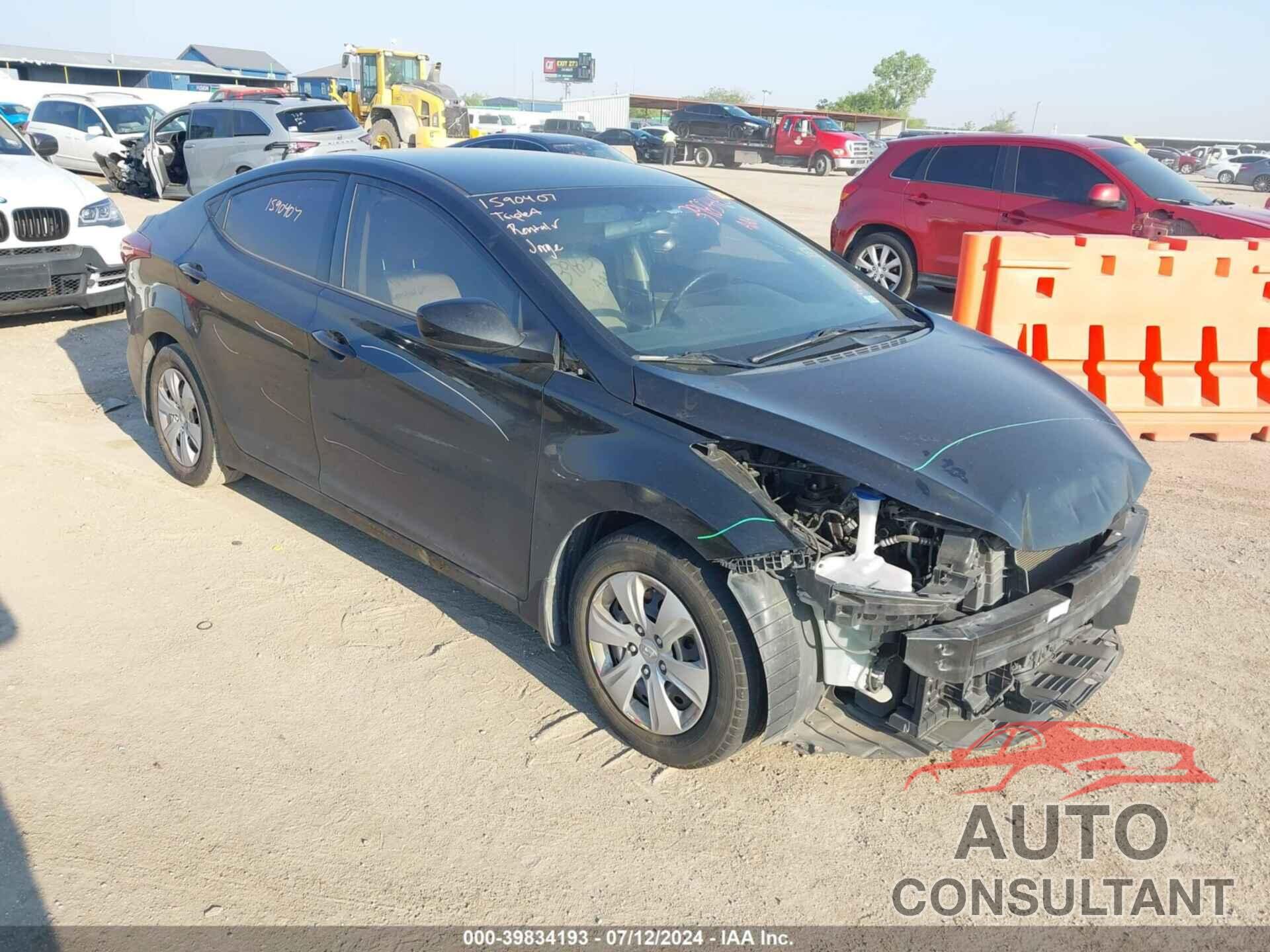 HYUNDAI ELANTRA 2016 - 5NPDH4AE5GH721794