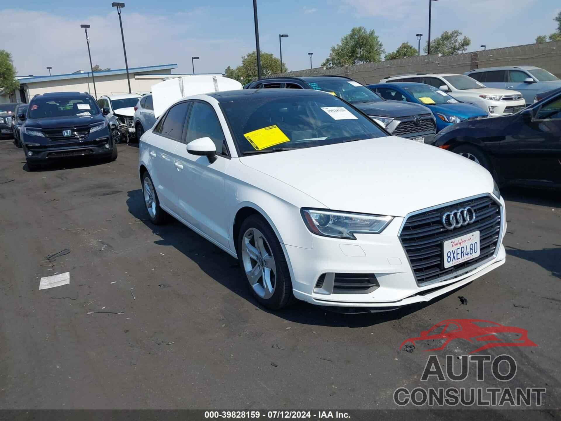 AUDI A3 2018 - WAUAUGFF8J1078905