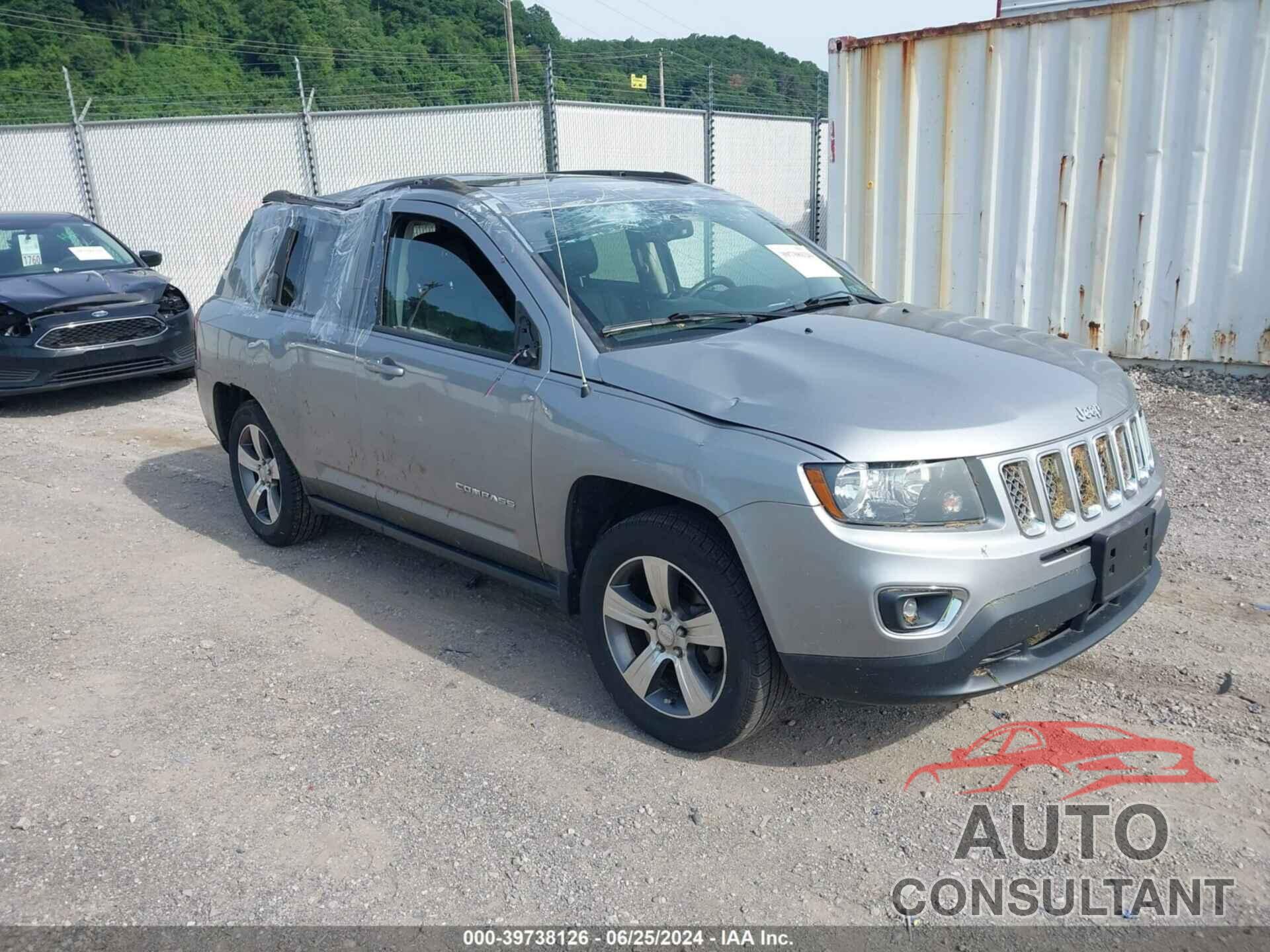 JEEP COMPASS 2017 - 1C4NJDEB7HD126557