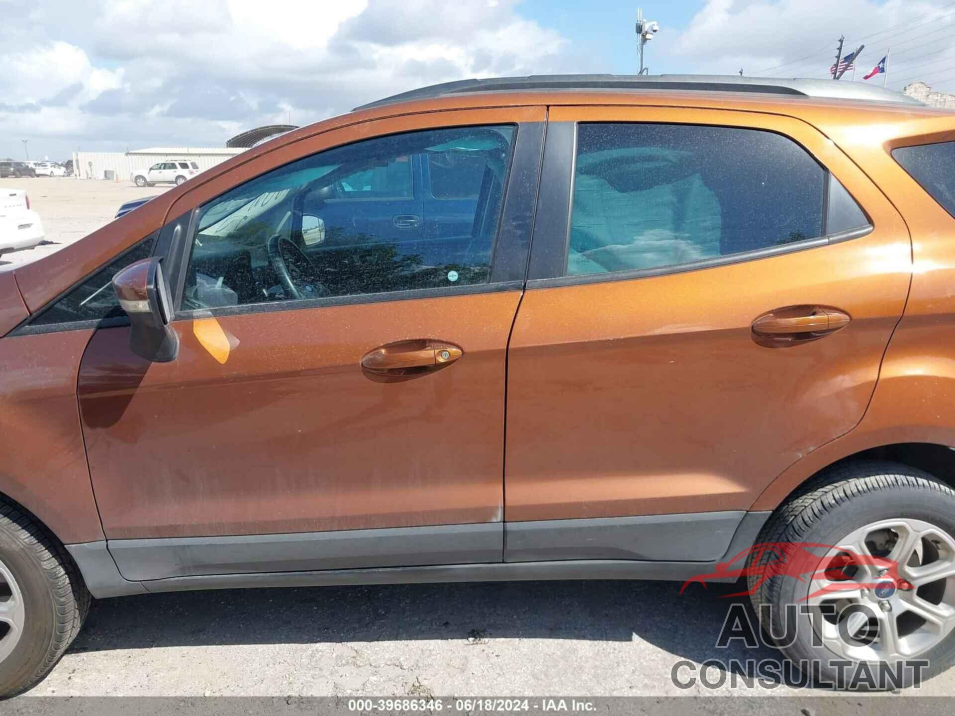 FORD ECOSPORT 2020 - MAJ6S3GL4LC346003