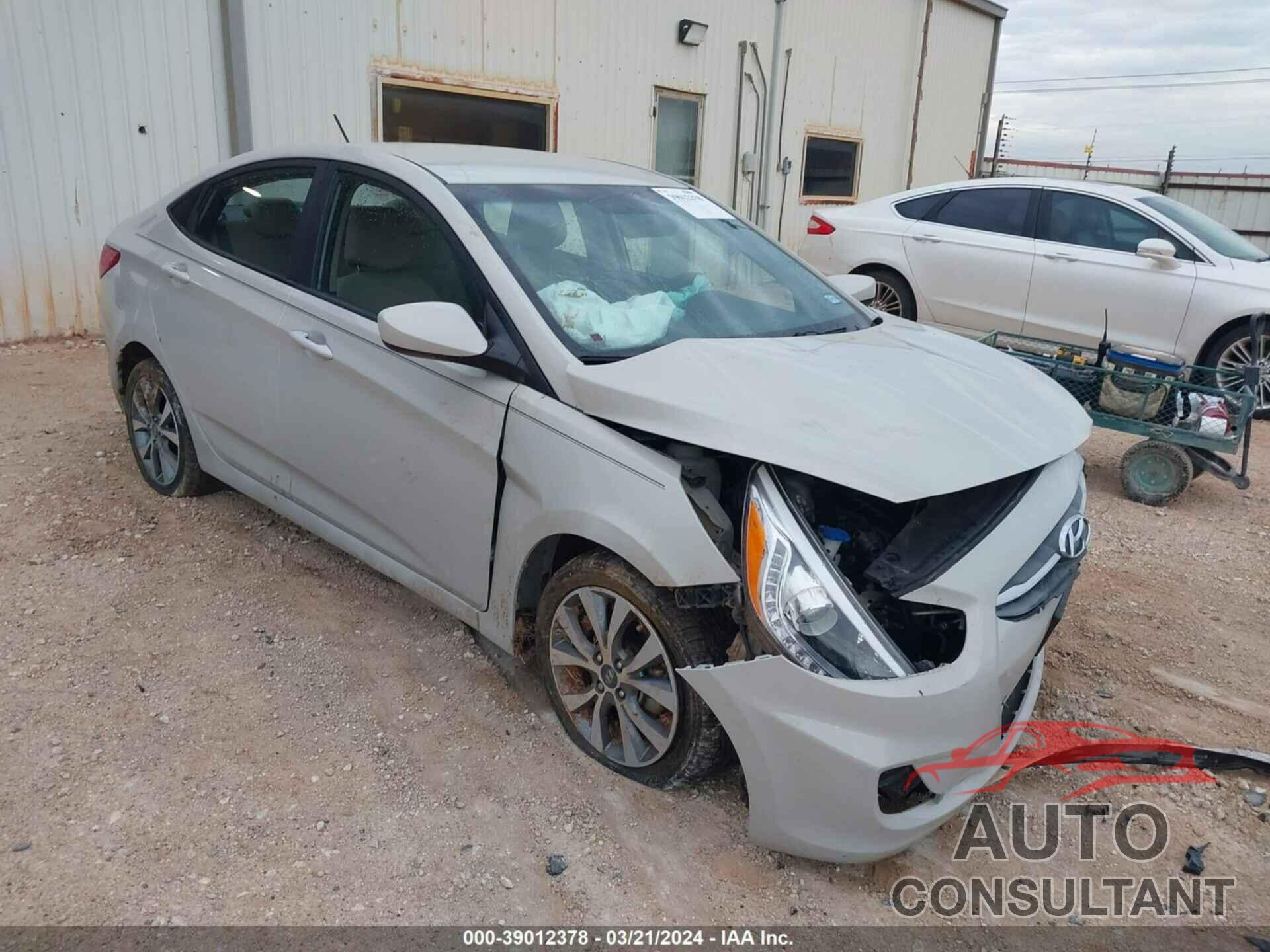 HYUNDAI ACCENT 2016 - KMHCU4AE6GU121780