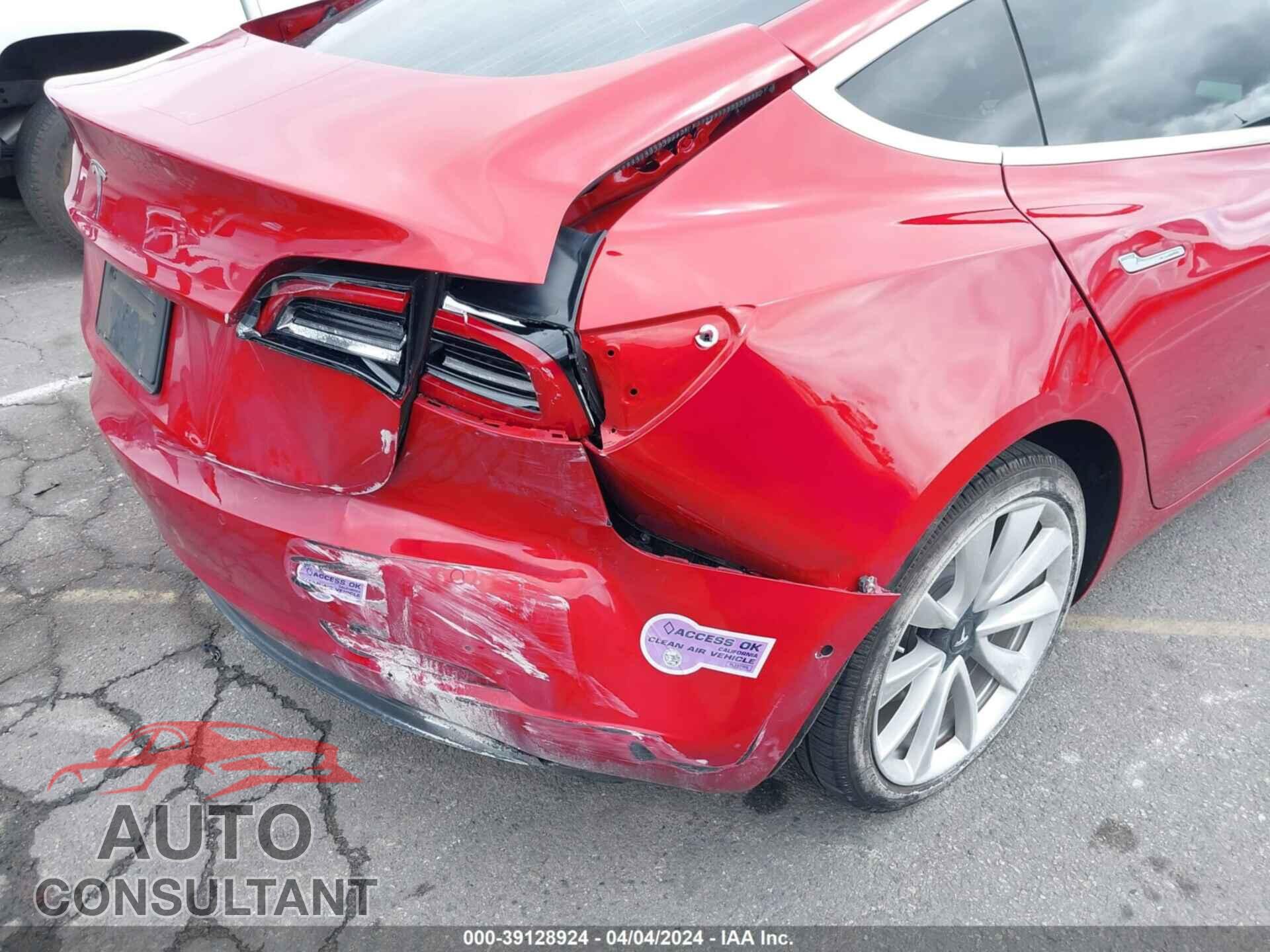 TESLA MODEL 3 2019 - 5YJ3E1EA2KF363068