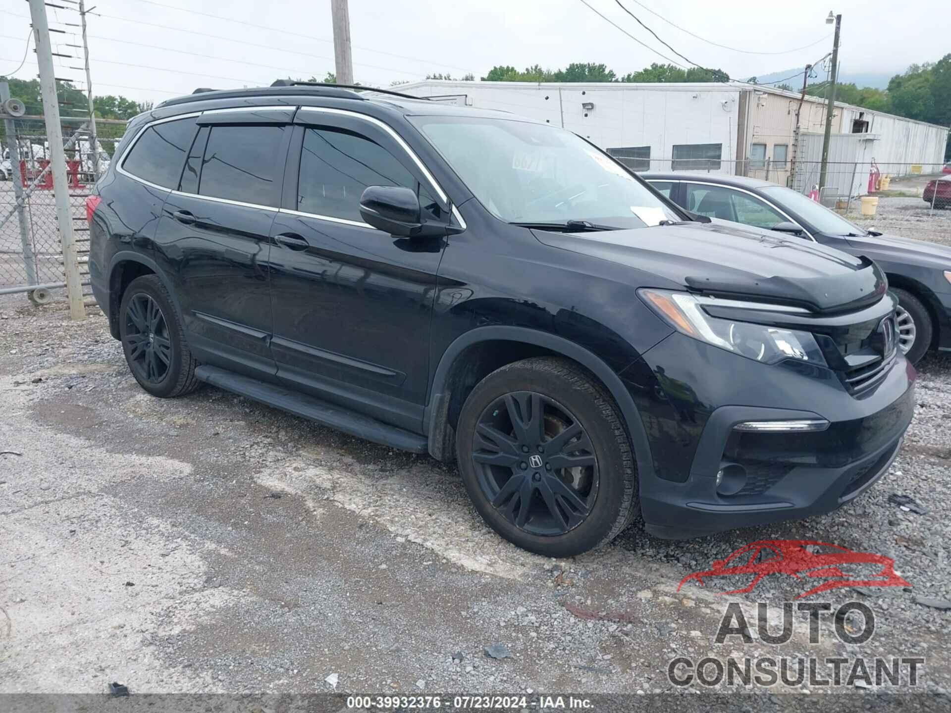 HONDA PILOT 2022 - 5FNYF5H23NB019526