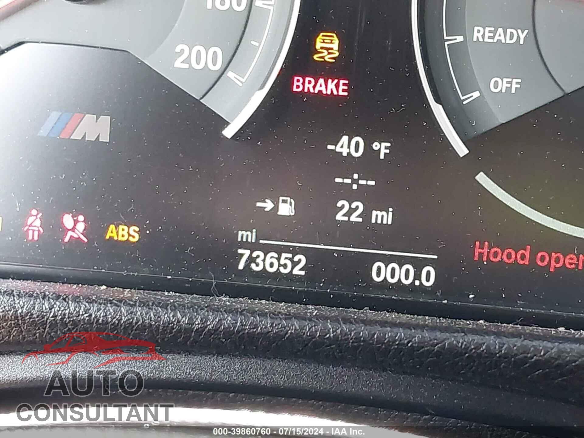 BMW M3 2016 - WBS8M9C59GP966831