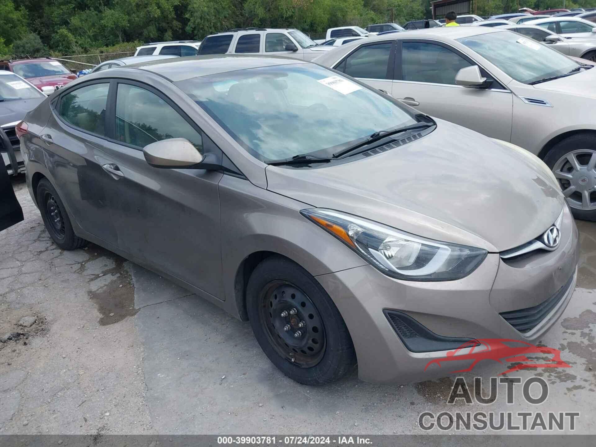 HYUNDAI ELANTRA 2016 - 5NPDH4AE5GH783714