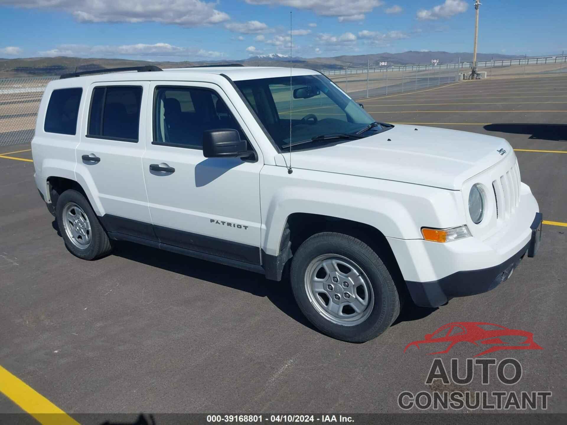 JEEP PATRIOT 2016 - 1C4NJPBA8GD809153